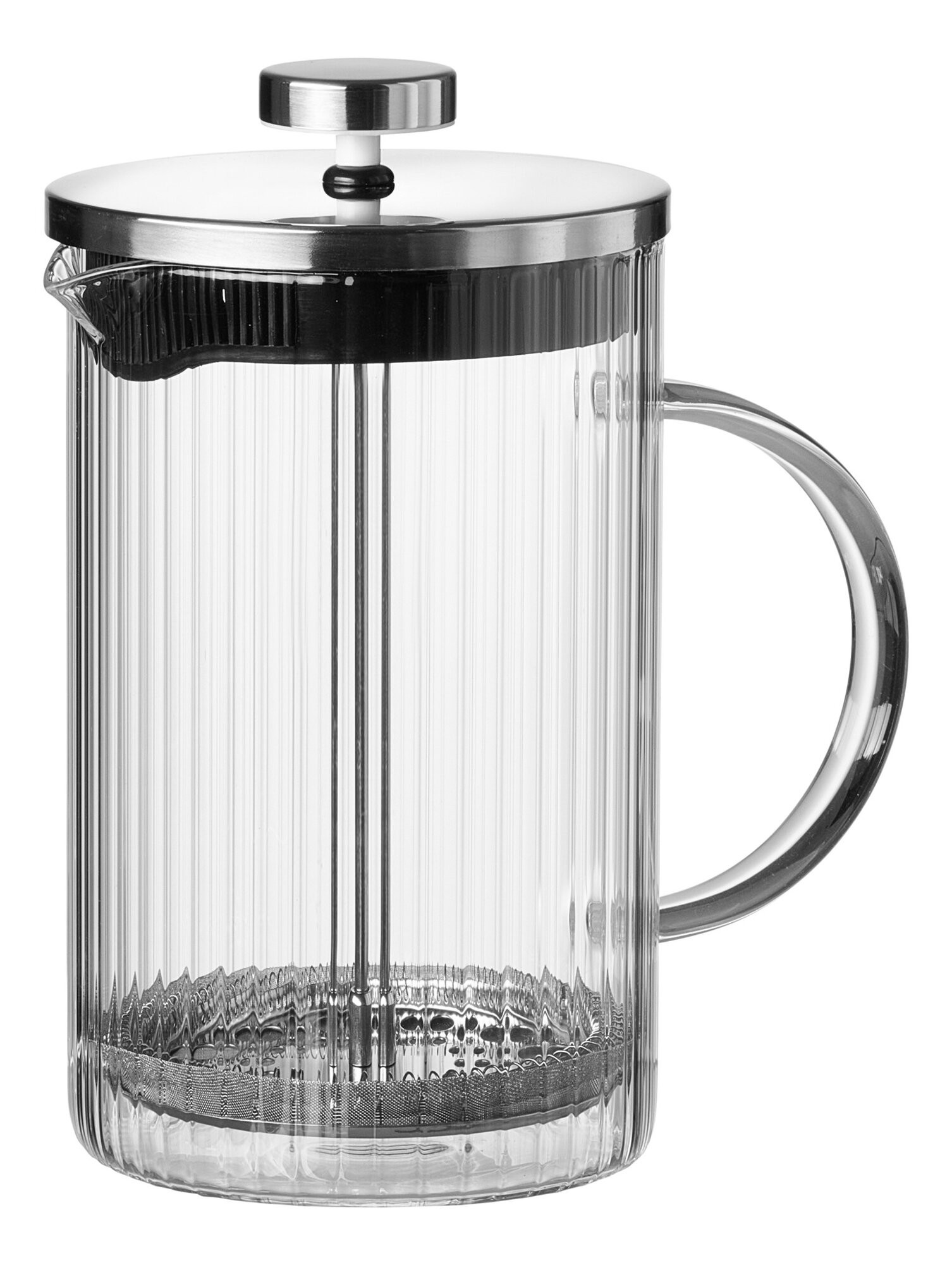 RITZENHOFF & BREKER Kaffeebereiter "Jive" 800 ml transparent / schwarz / silber