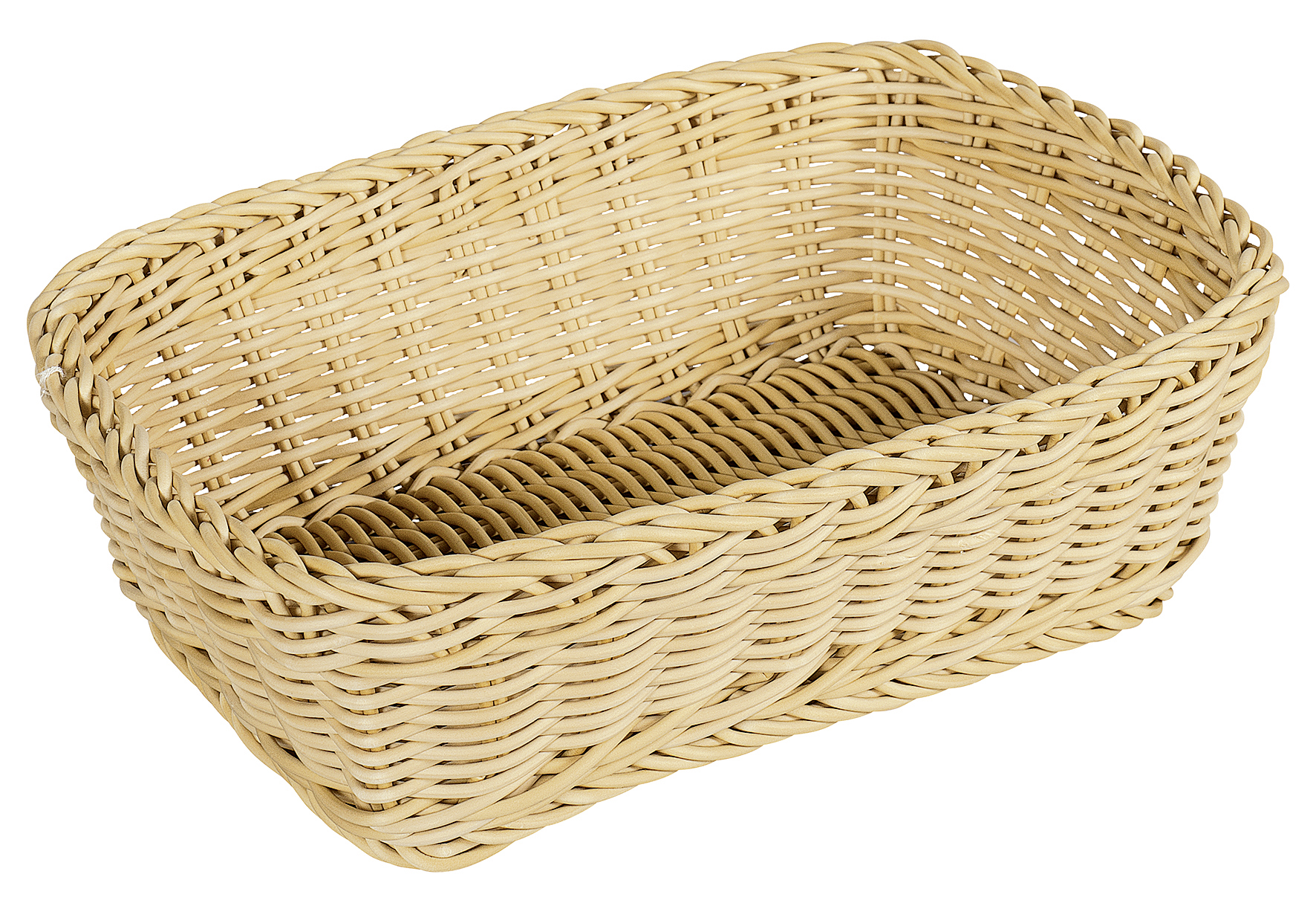 Saleen Brotkorb Kunststoff 31,5x22x10cm beige