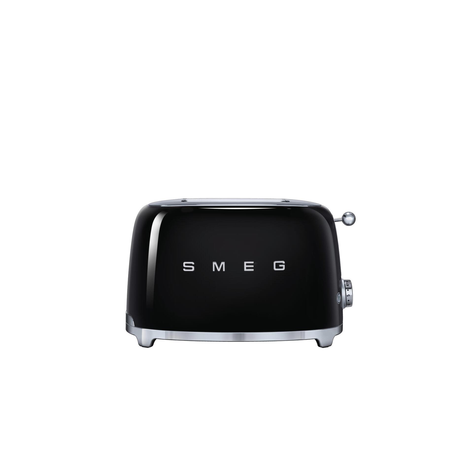 Smeg Retro 2-Scheiben-Toaster Schwarz Smeg Retro 2-Scheiben-Toaster Schwarz