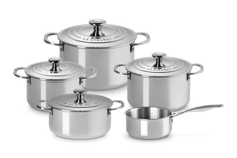 Le Creuset 3-ply PLUS 5-teiliges Kochtopfset