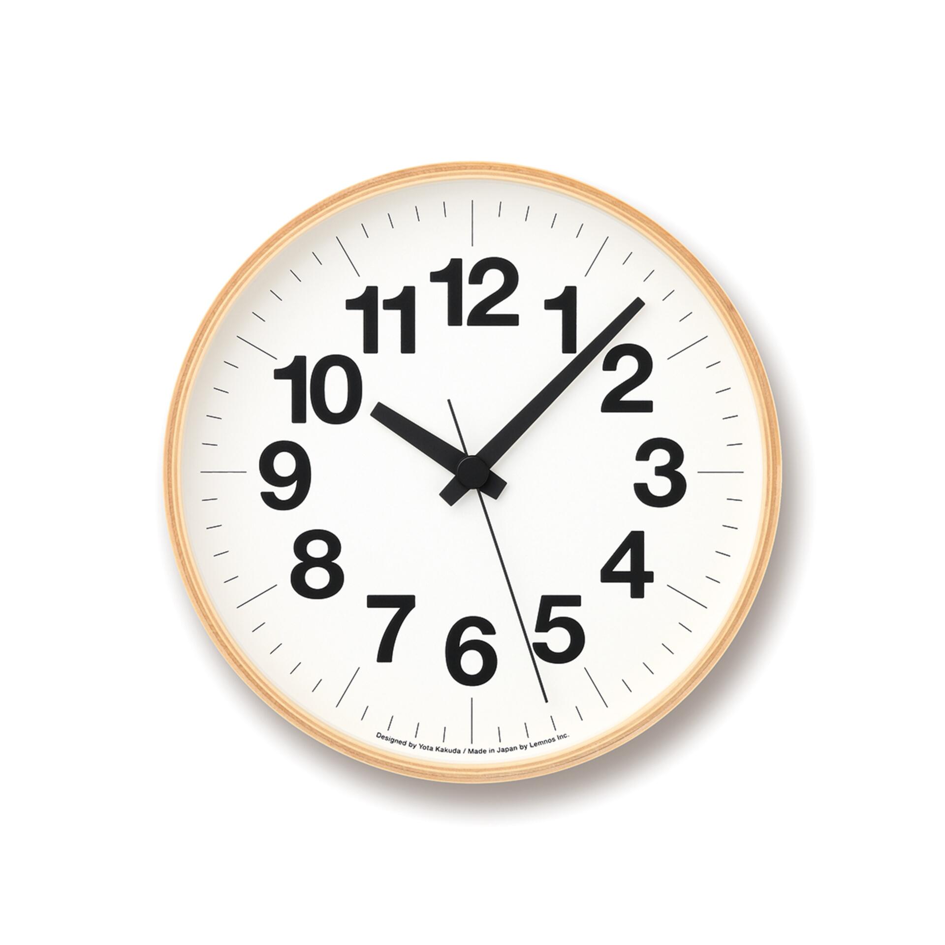 Lemnos Numbers Clock Designuhr Klein