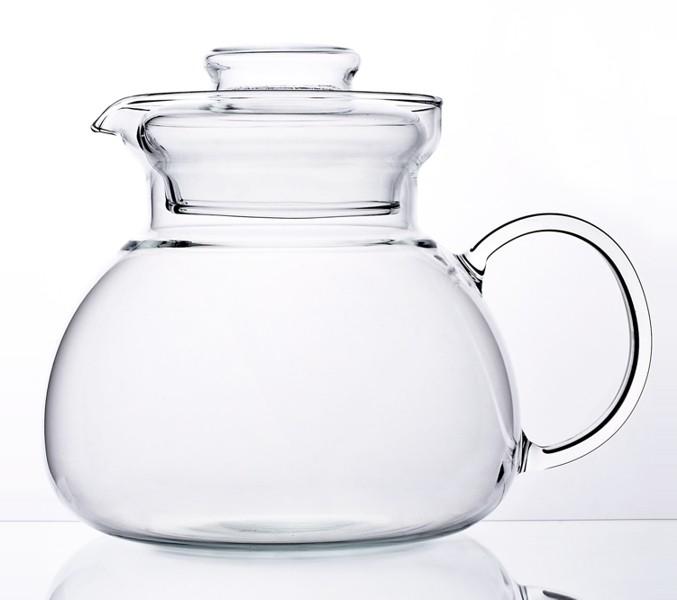 BOHEMIA CRISTAL Glaskanne Marta mit Sieb 1,5 l