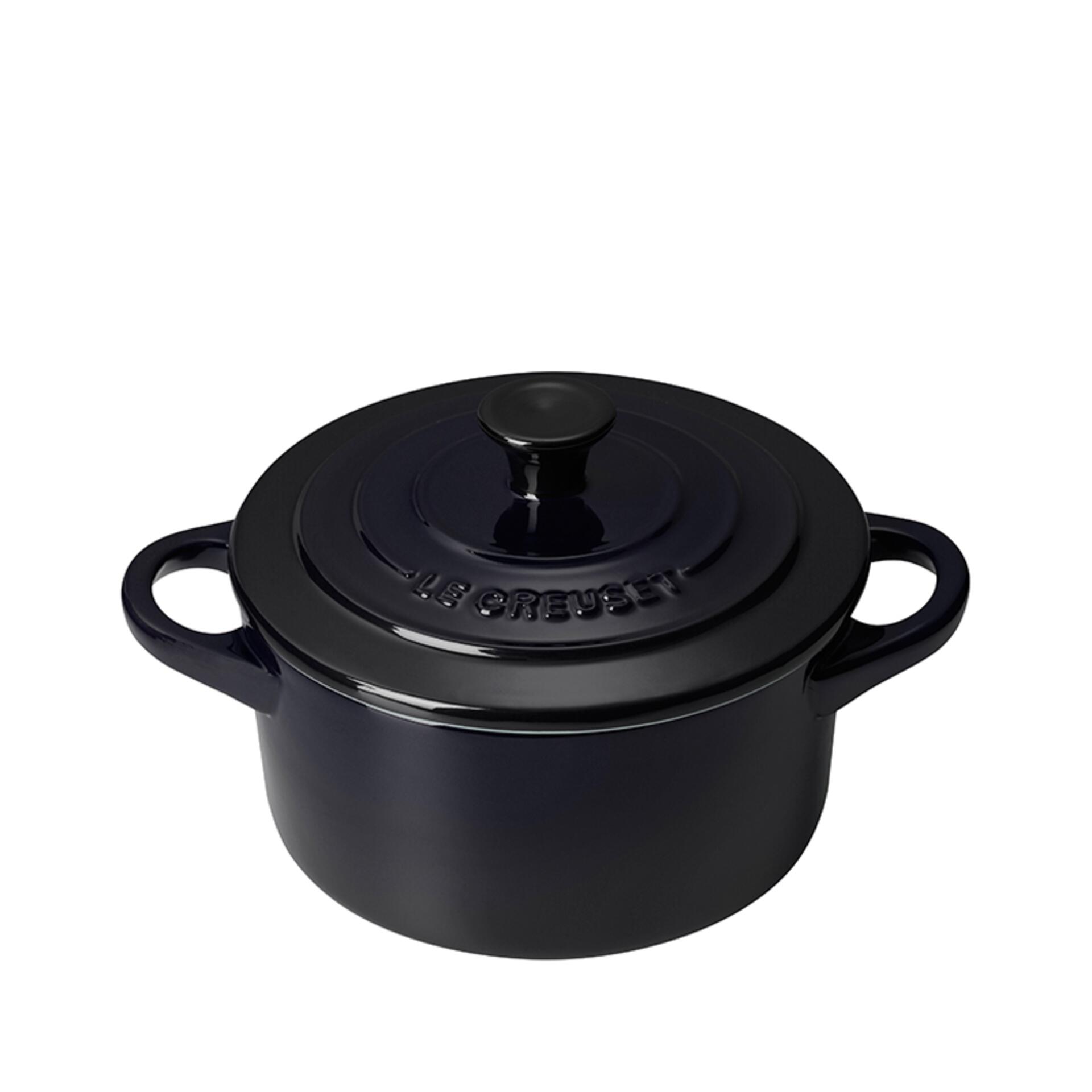 Le Creuset Mini Cocotte Schwarz Le Creuset Mini Cocotte Schwarz