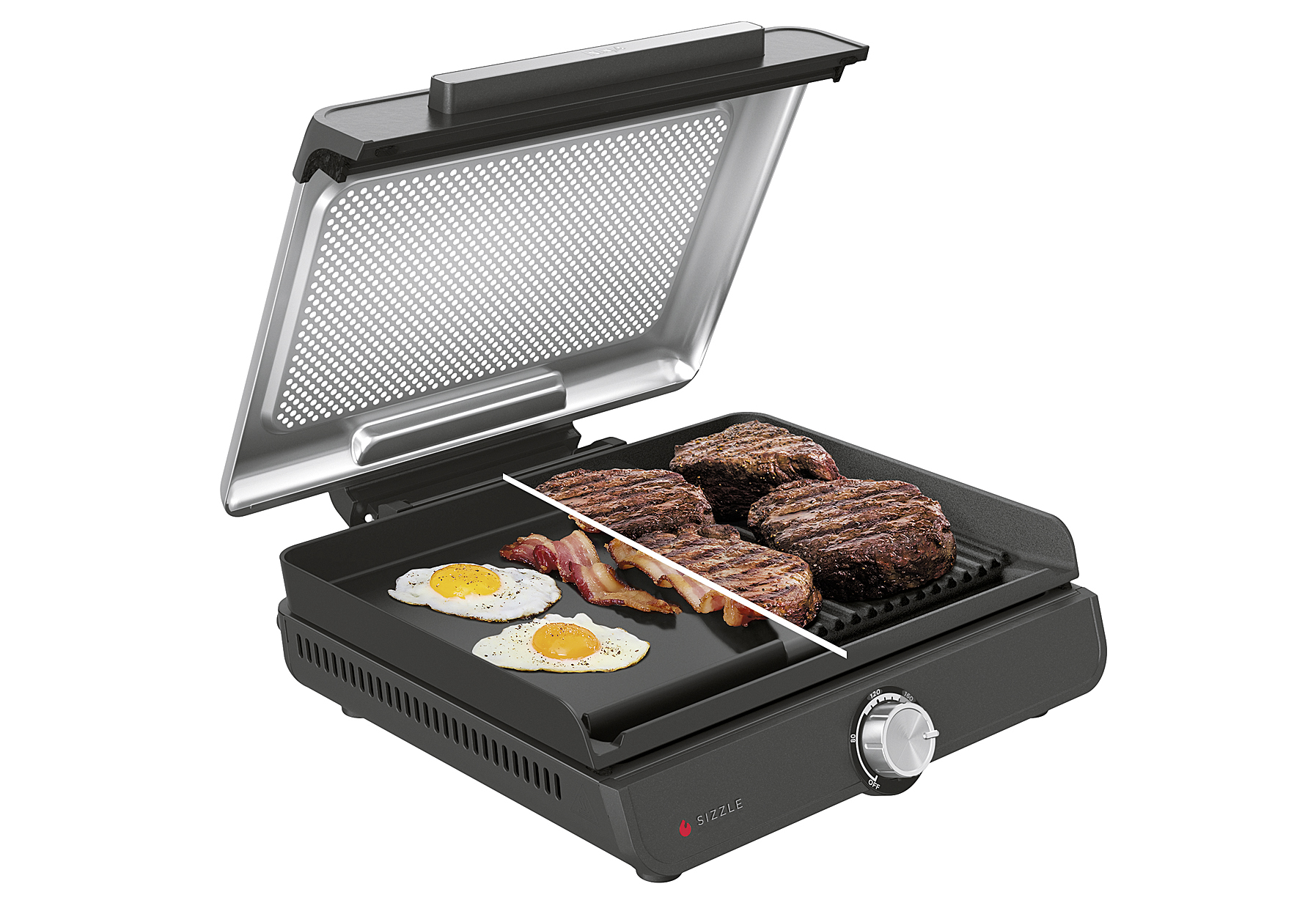NINJA Kontaktgrill Sizzle - GR101EU Grau