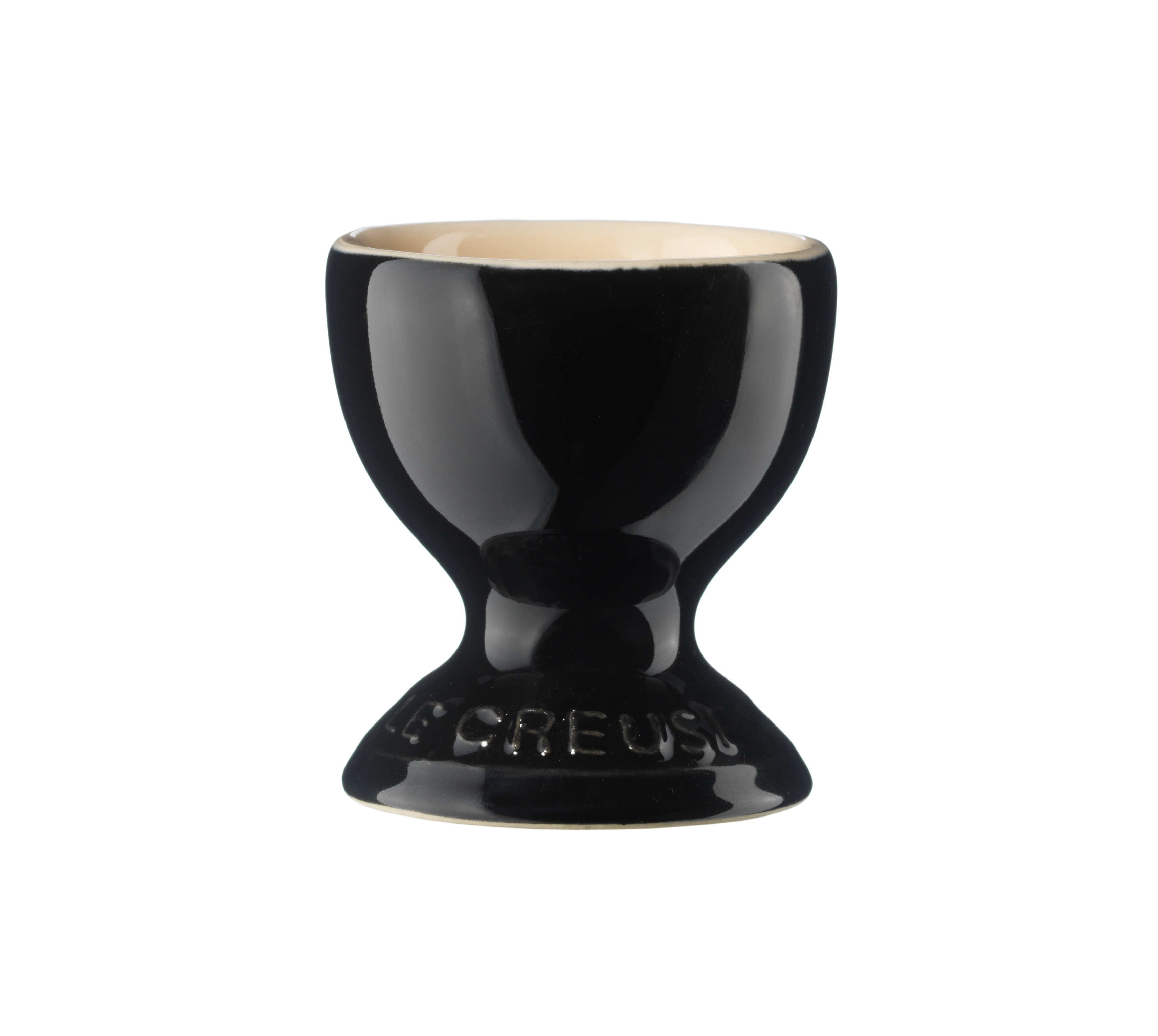 Le Creuset EIERBECHER KLASSIK SCHWARZ GLÄNZEND