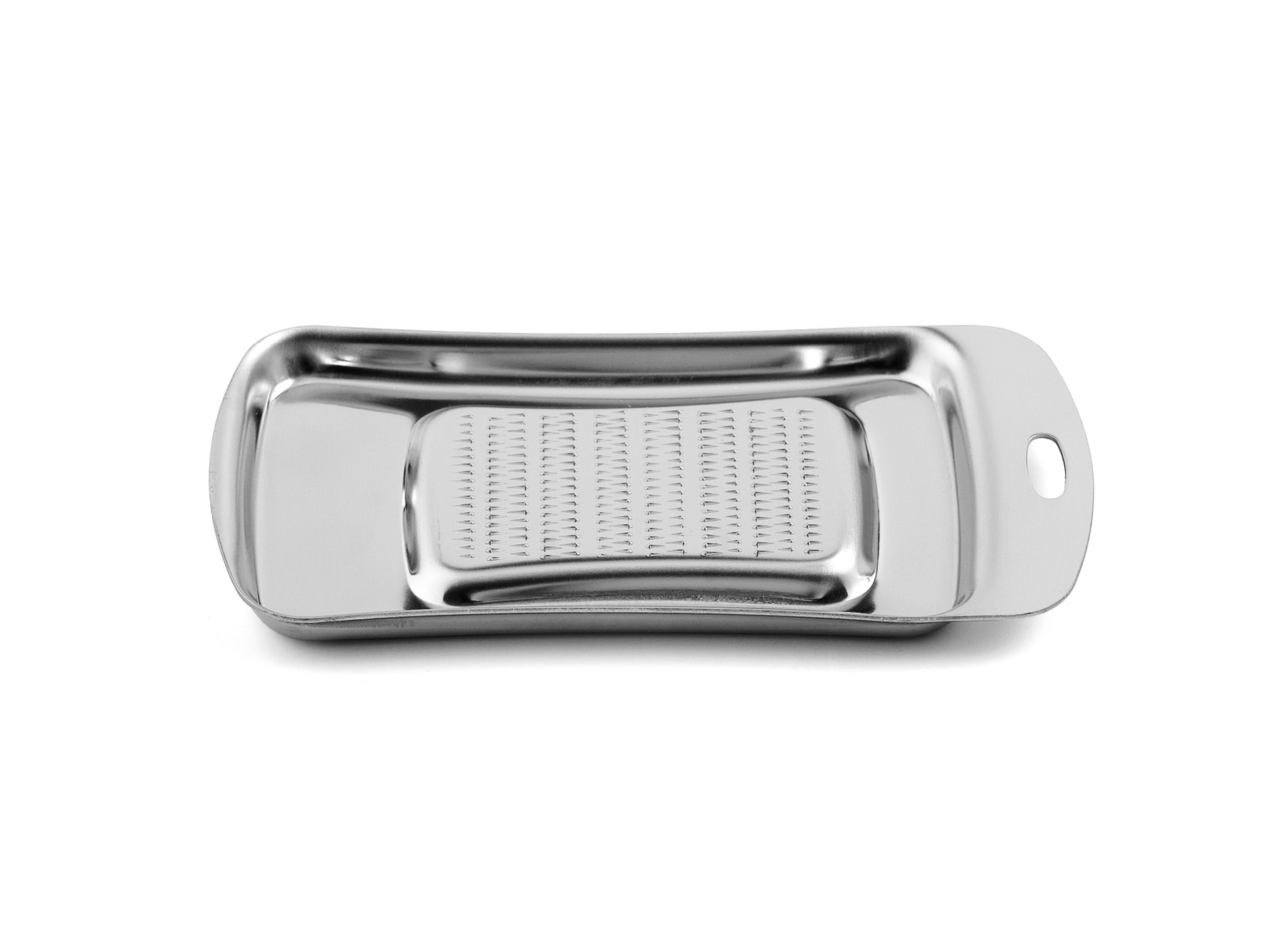 Weis Ingwerreibe aus Edelstahl, ultrascharf