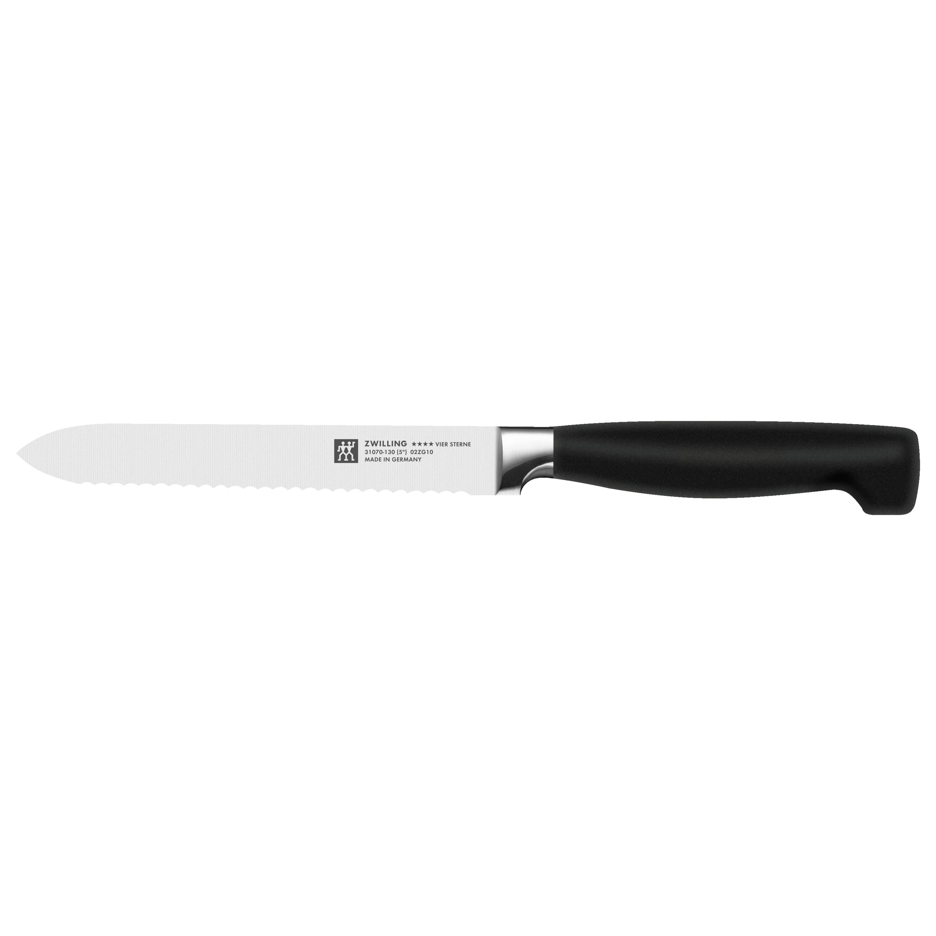 ZWILLING **** VIER STERNE Universalmesser 13 cm, Wellenschliff