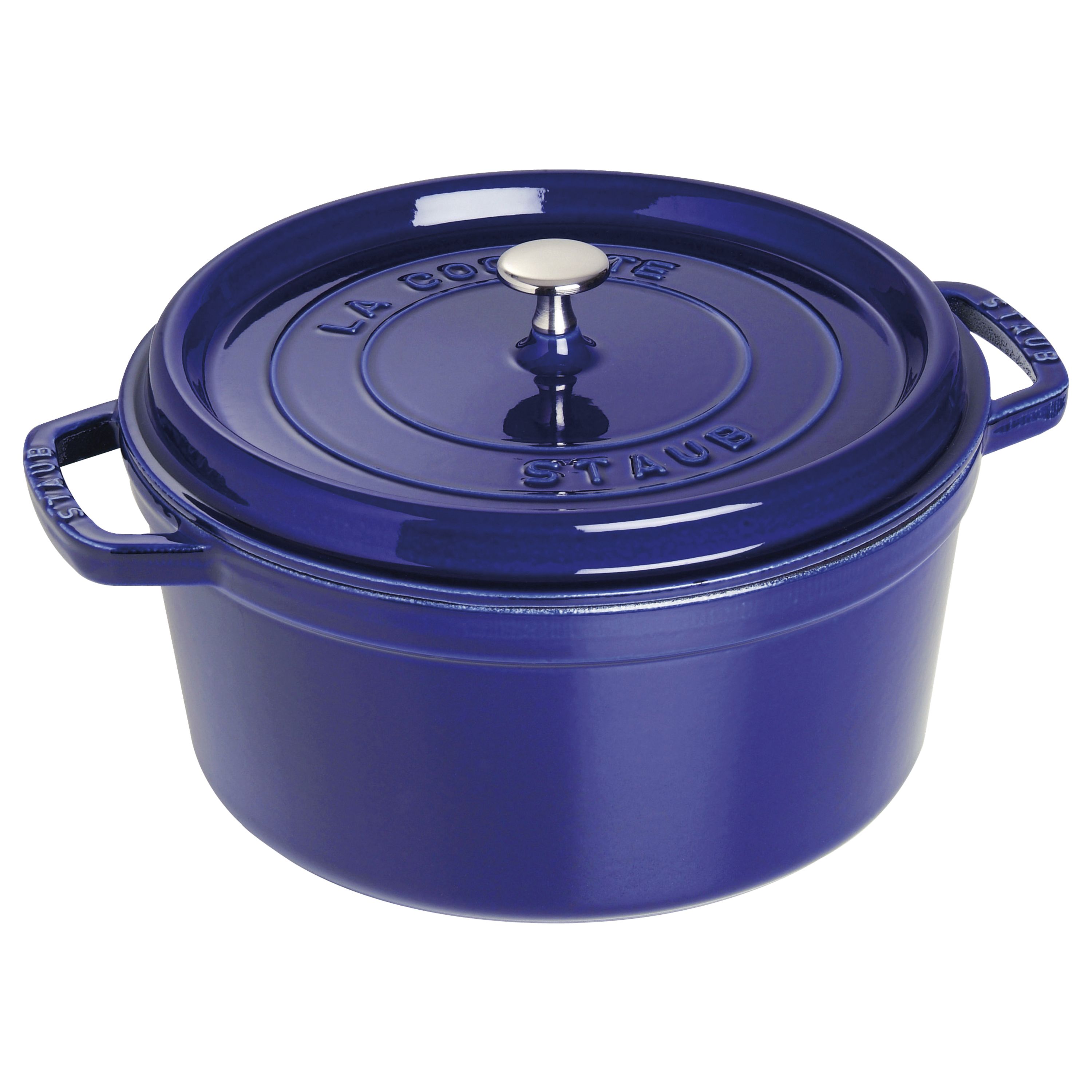 Staub La Cocotte Cocotte 28 cm, rund, Dunkelblau, Gusseisen