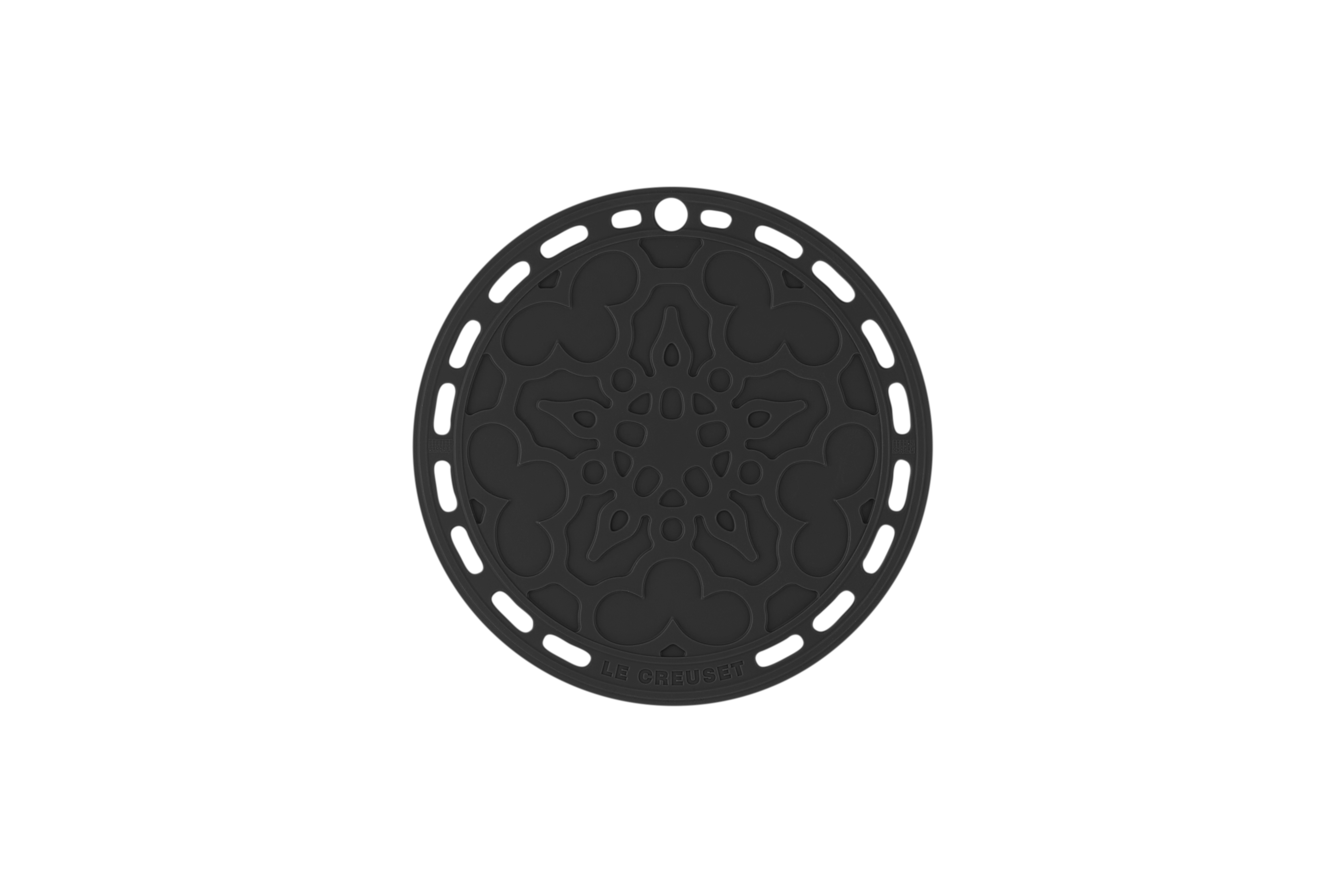 Le Creuset SILIKON UNTERSETZER TRADITION SCHWARZ