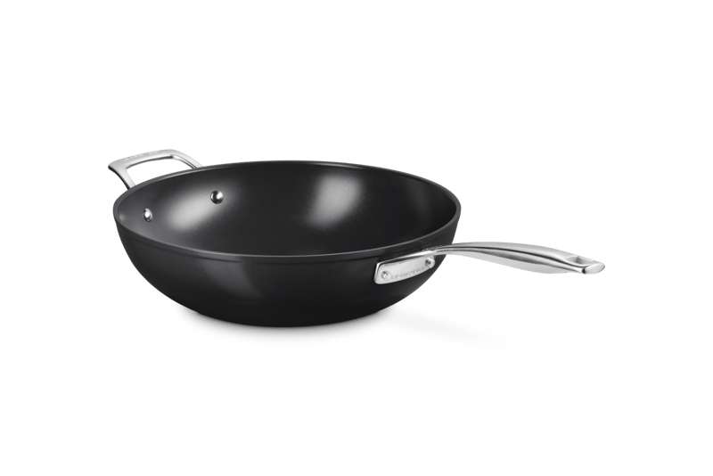 Le Creuset Essential Keramik-Antihaft Wok-Pfanne 30 cm Mit Ge