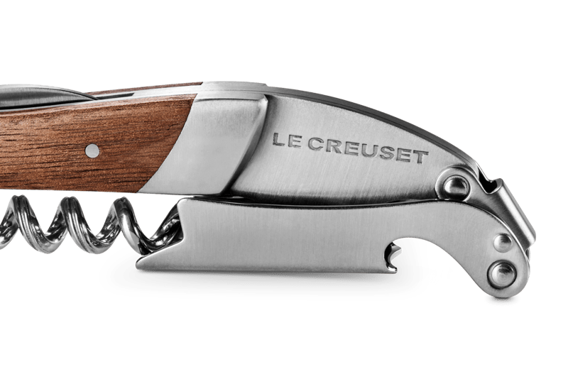 Le Creuset Kellnermesser Premium Schwarze Walnuss