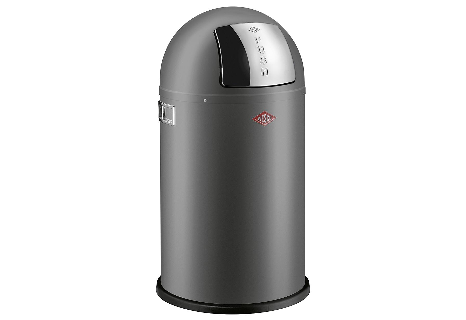 WESCO Abfallsammler "Pushboy Junior" 22000 ml graphit matt