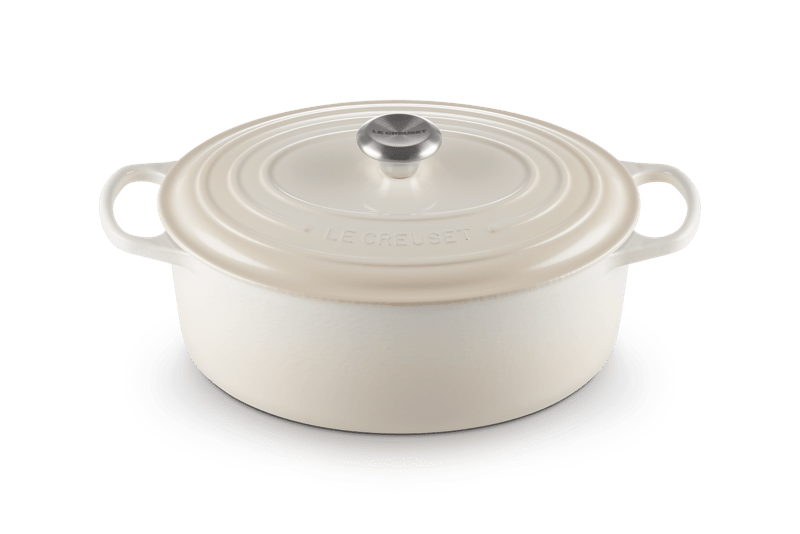 Le Creuset BRÄTER OVAL SIG 31 CM MERINGUE