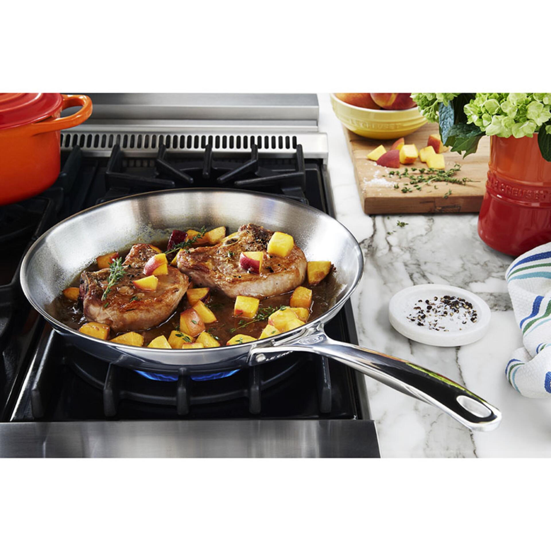 Le Creuset 3-ply PLUS Pfanne flach 28 cm