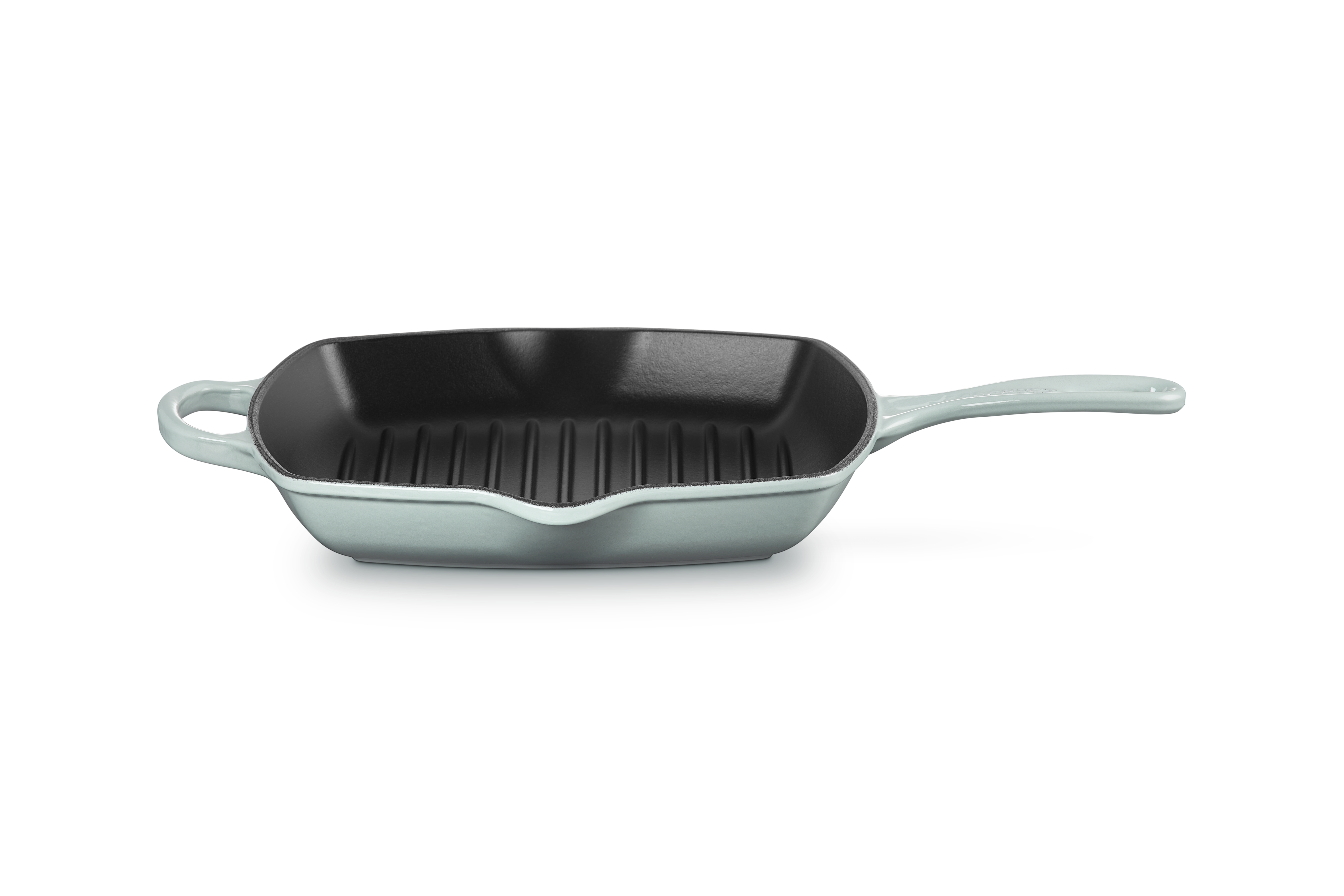 Le Creuset Grillpfanne Signature quad. 26 cm Sea Salt Le Creuset Grillpfanne Signature quad. 26 cm Sea Salt