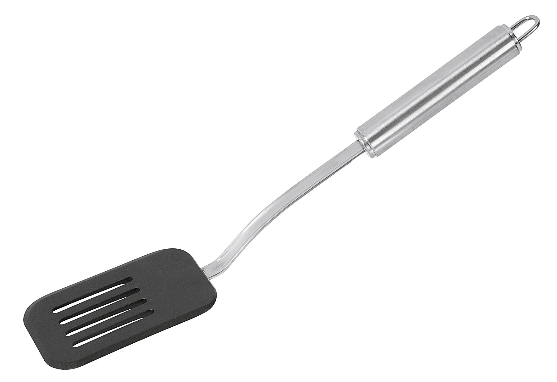 My Basics Pfannenwender Nylon mit Edelstahlgriff schwarz