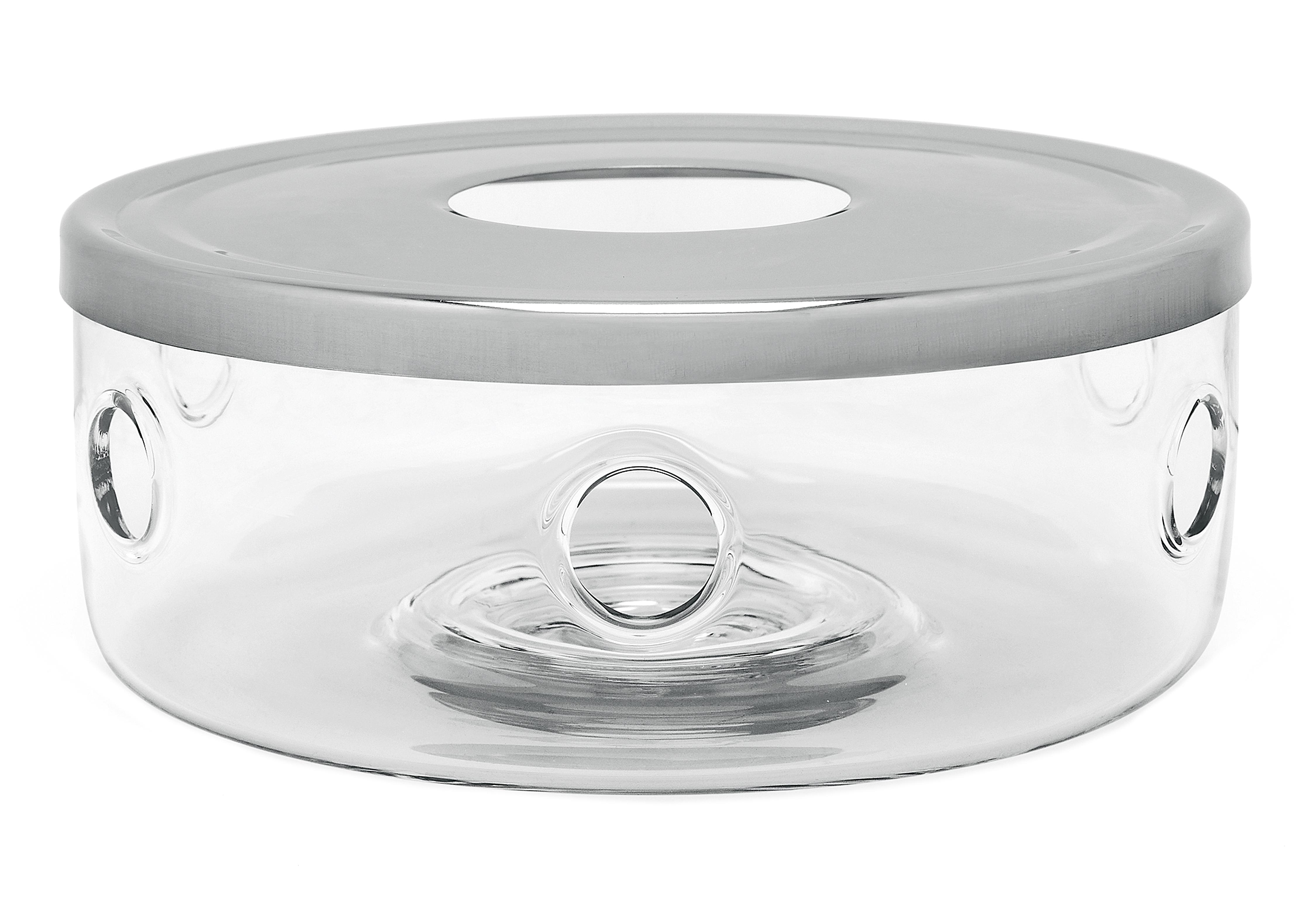Bredemeijer Teewärmer Minuet Glas + Edelstahlplatte transparent