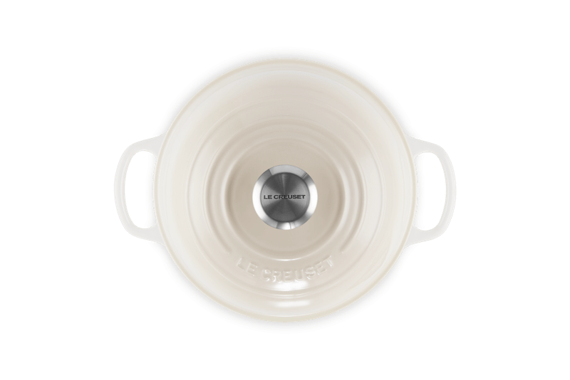 Le Creuset Brot Bräter Signature rund 24 cm Meringue