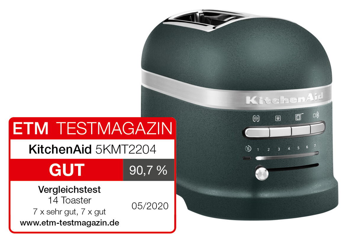 KitchenAid Toaster 2-Scheiben ARTISAN Pebbled Palm 5KMT2204EPP