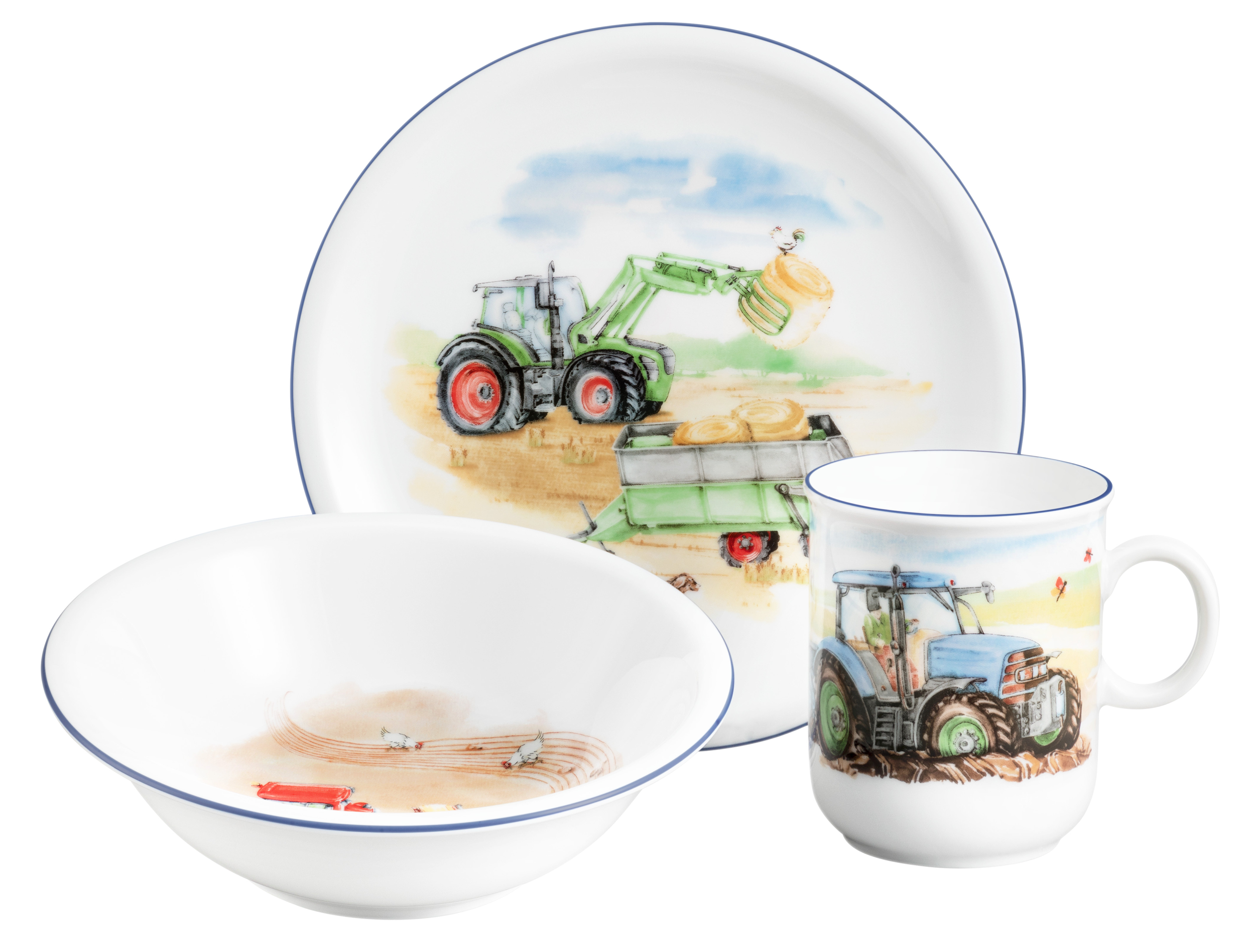 Seltmann Compact Kinder-Set 3-teilig W bunt