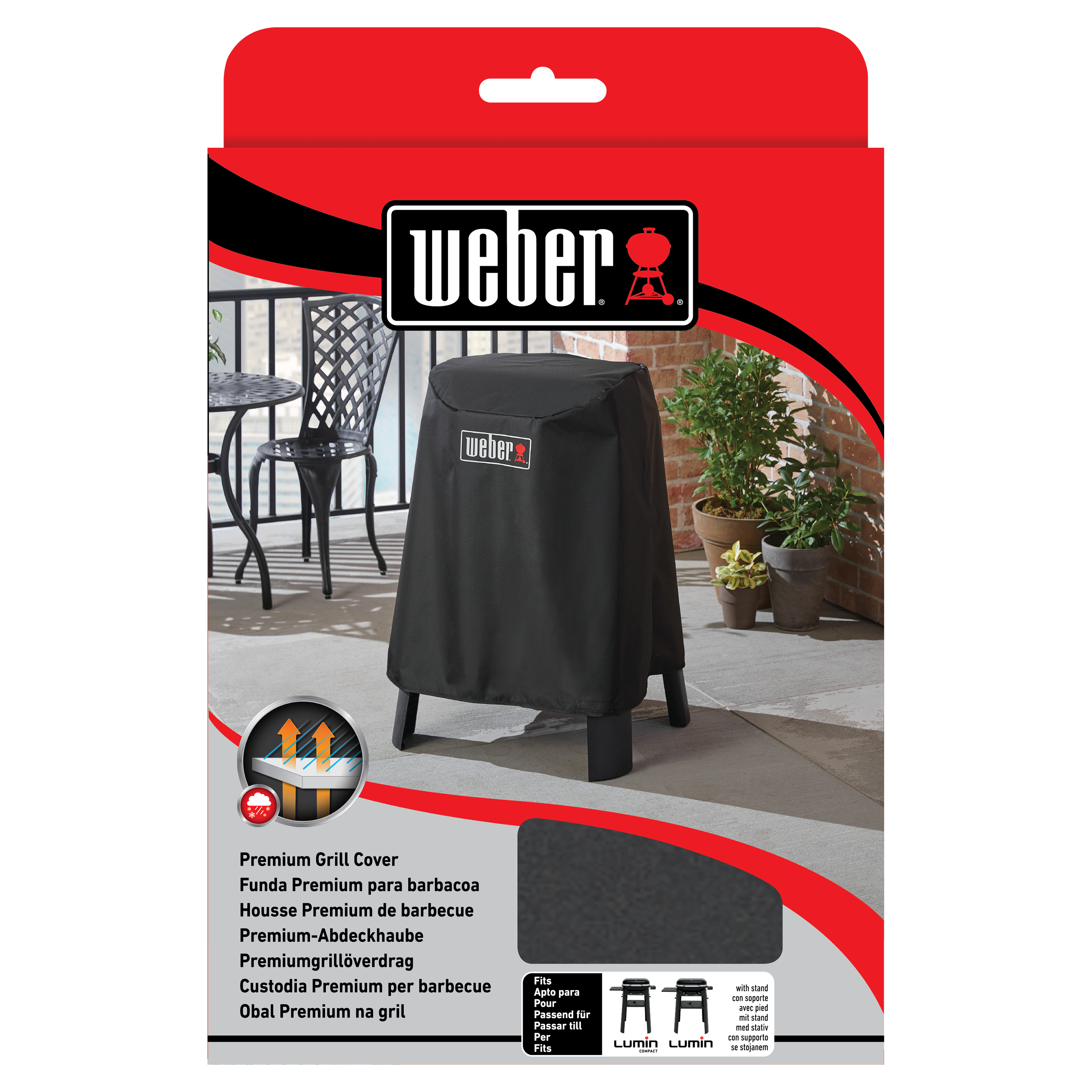 Weber Premium Abdeckhaube - für Lumin Serie mit St