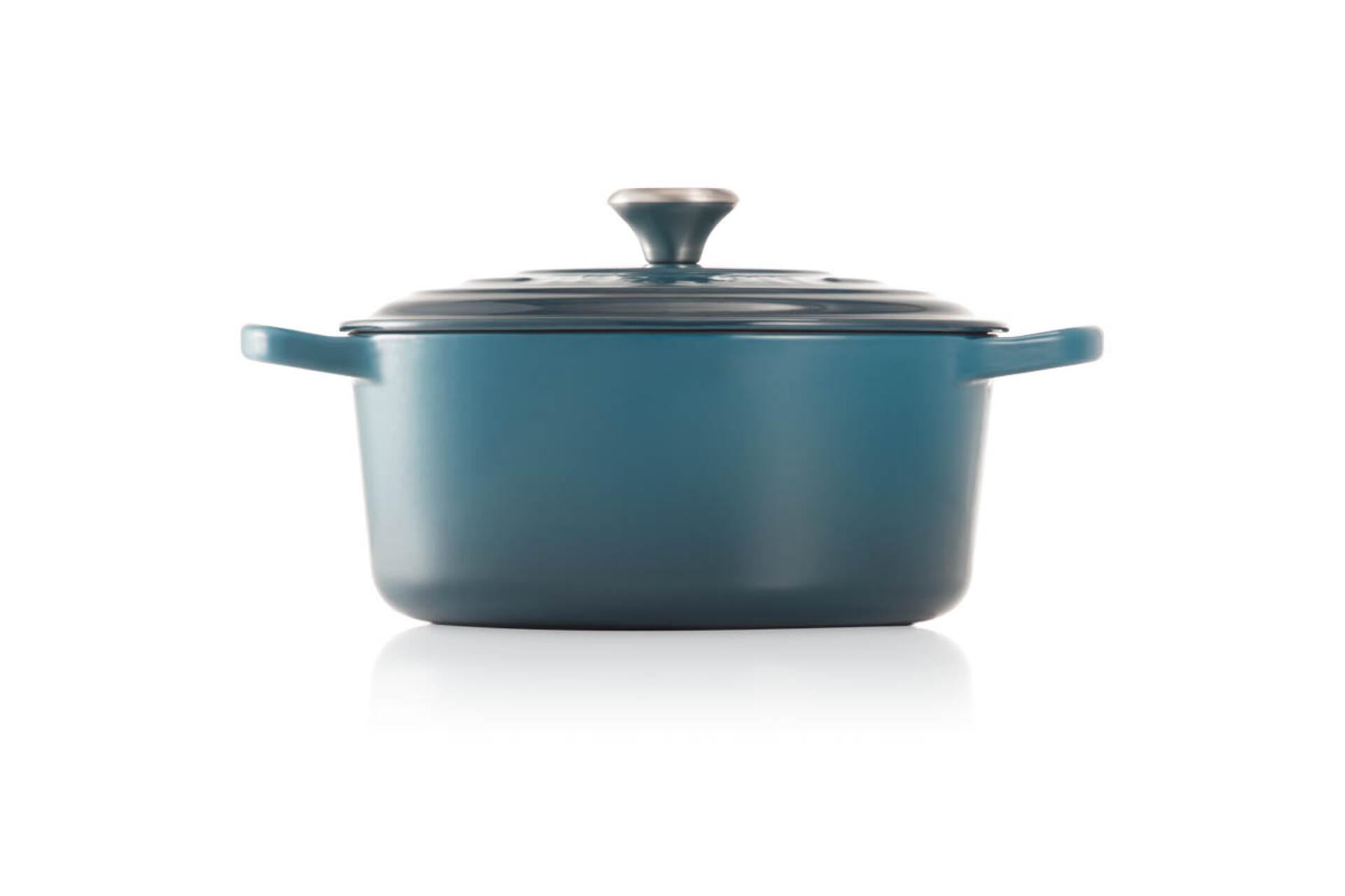 Le Creuset Bräter Signature 26 cm Deep Teal 5,3 L rund