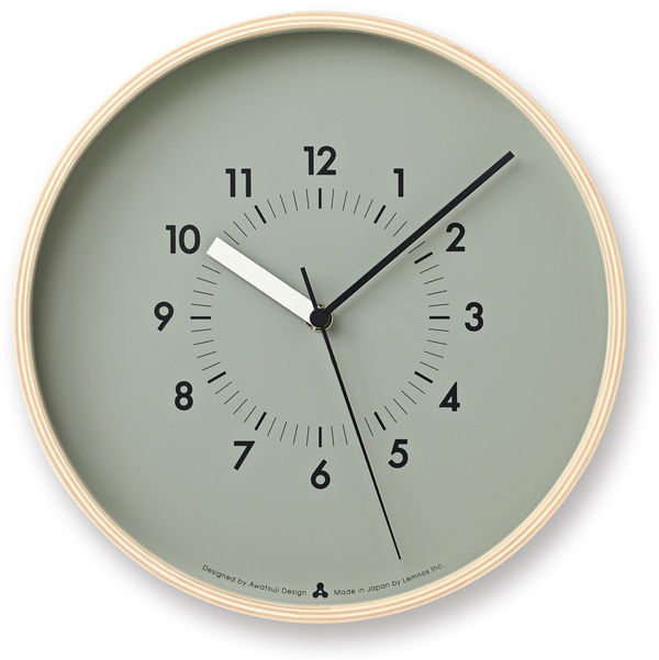 Lemnos Wanduhr AWA Clock-SOSO (WA) /gray Lemnos Wanduhr AWA Clock-SOSO (WA) /gray