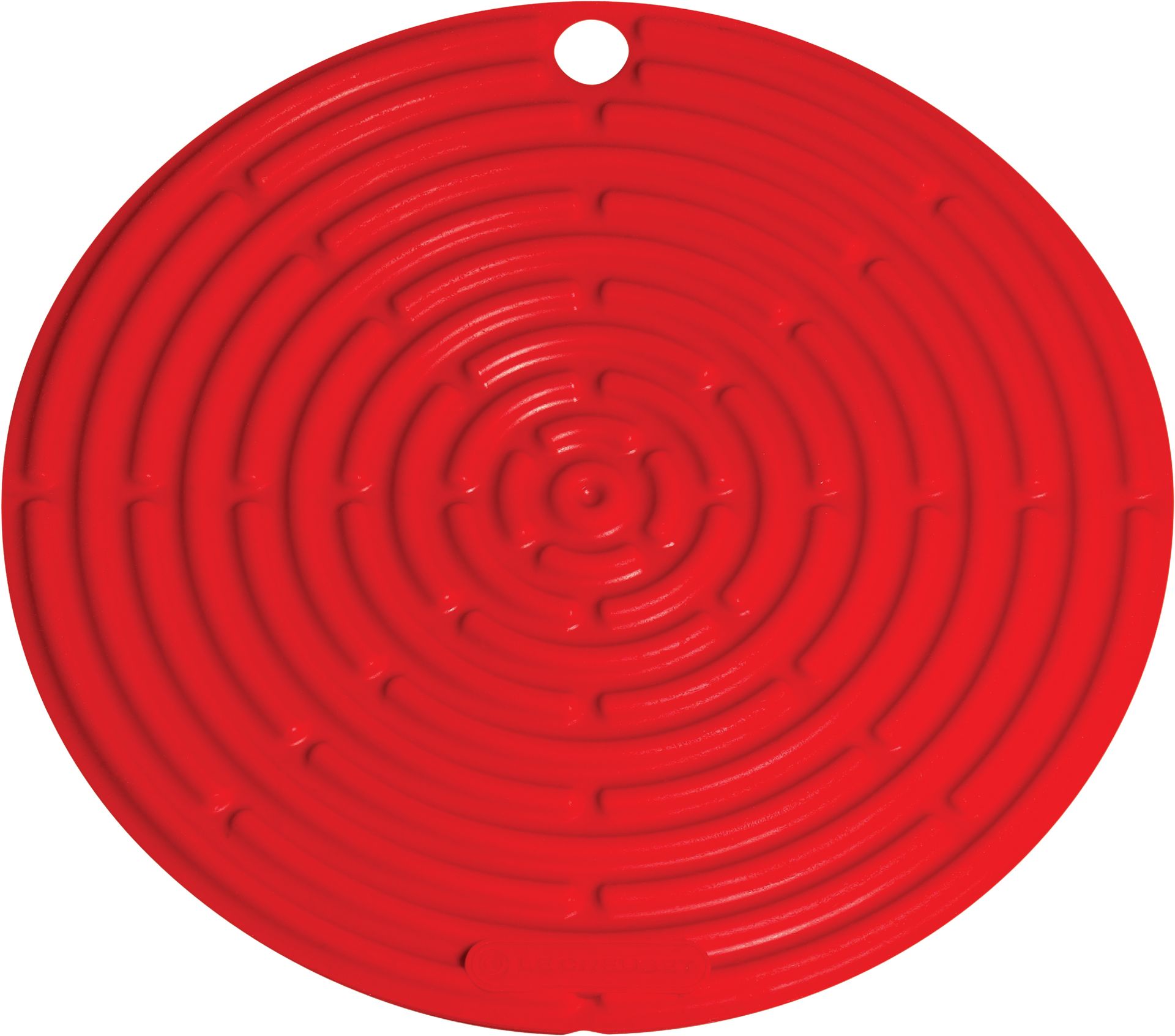 Le Creuset Topflappen Klassik Rund Kirschrot