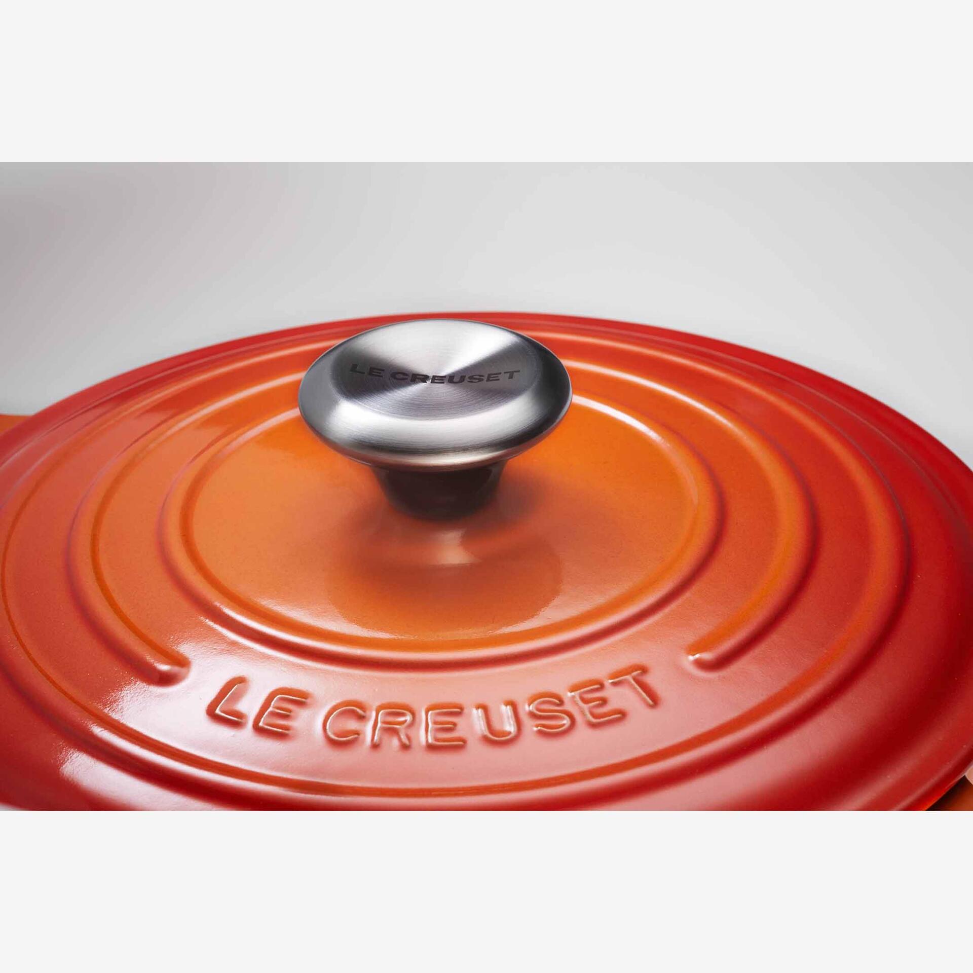 Le Creuset Bräter hoch Signature 24 cm Schwarz 5 Liter