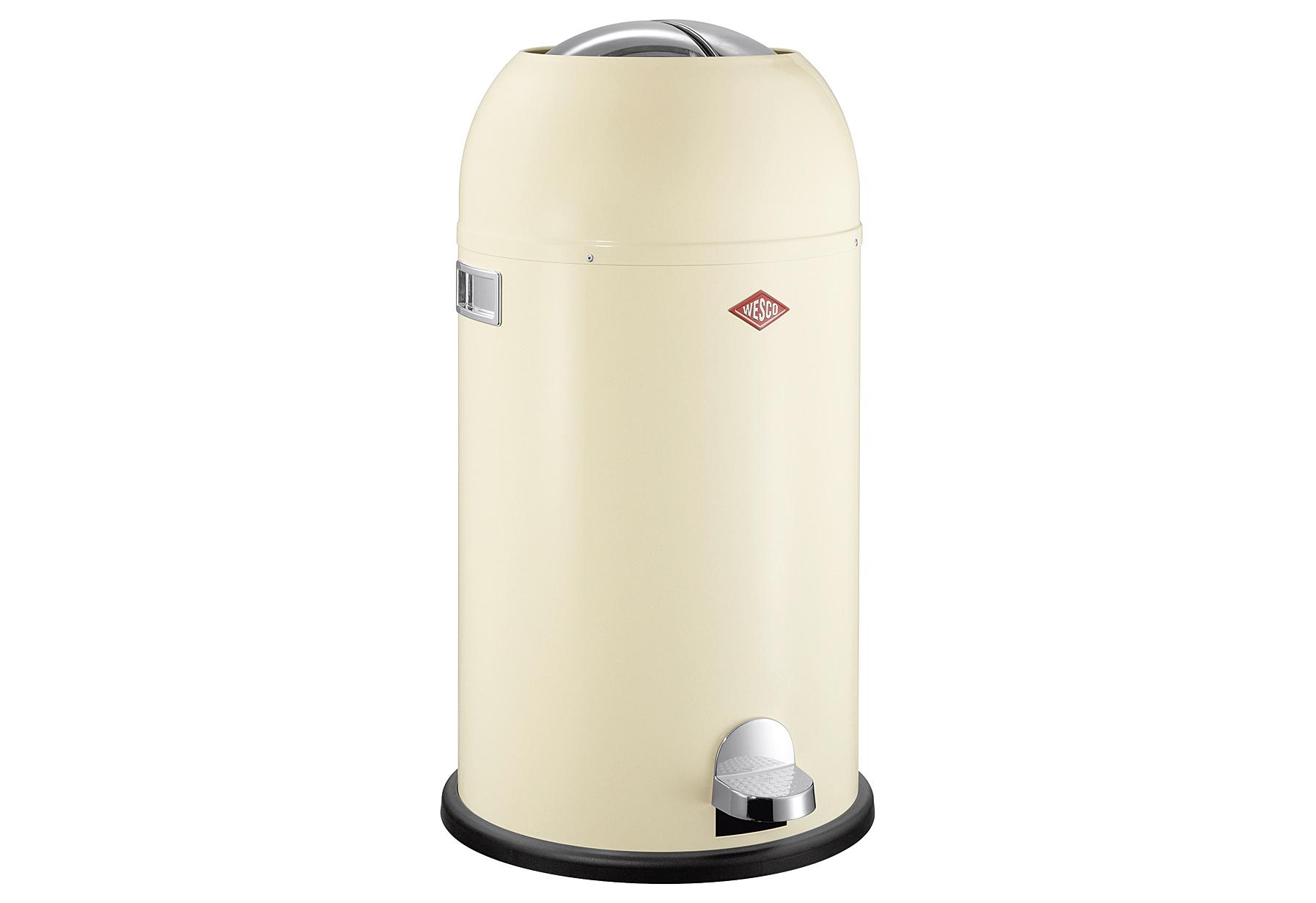 WESCO Tret-Abfallsammler "Kickmaster" 33000 ml mandel