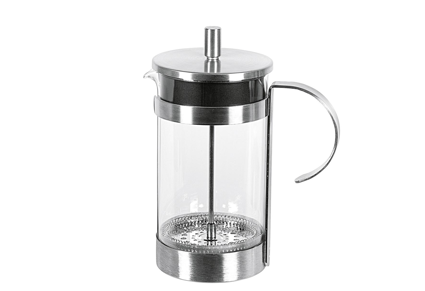 My Basics Kaffeebereiter 8 Tassen Edelstahl satiniert 1 L Ø 9.7 cm 1000 ml silberfarben