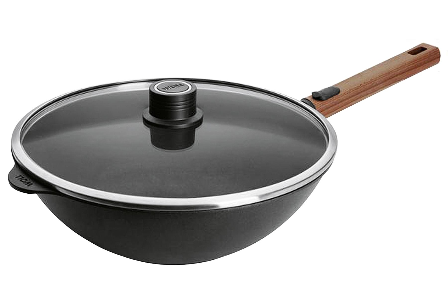 WOLL Guss-Wok "Eco Logic" Induction QXR Ø 30 cm 4500 ml schwarz / blau
