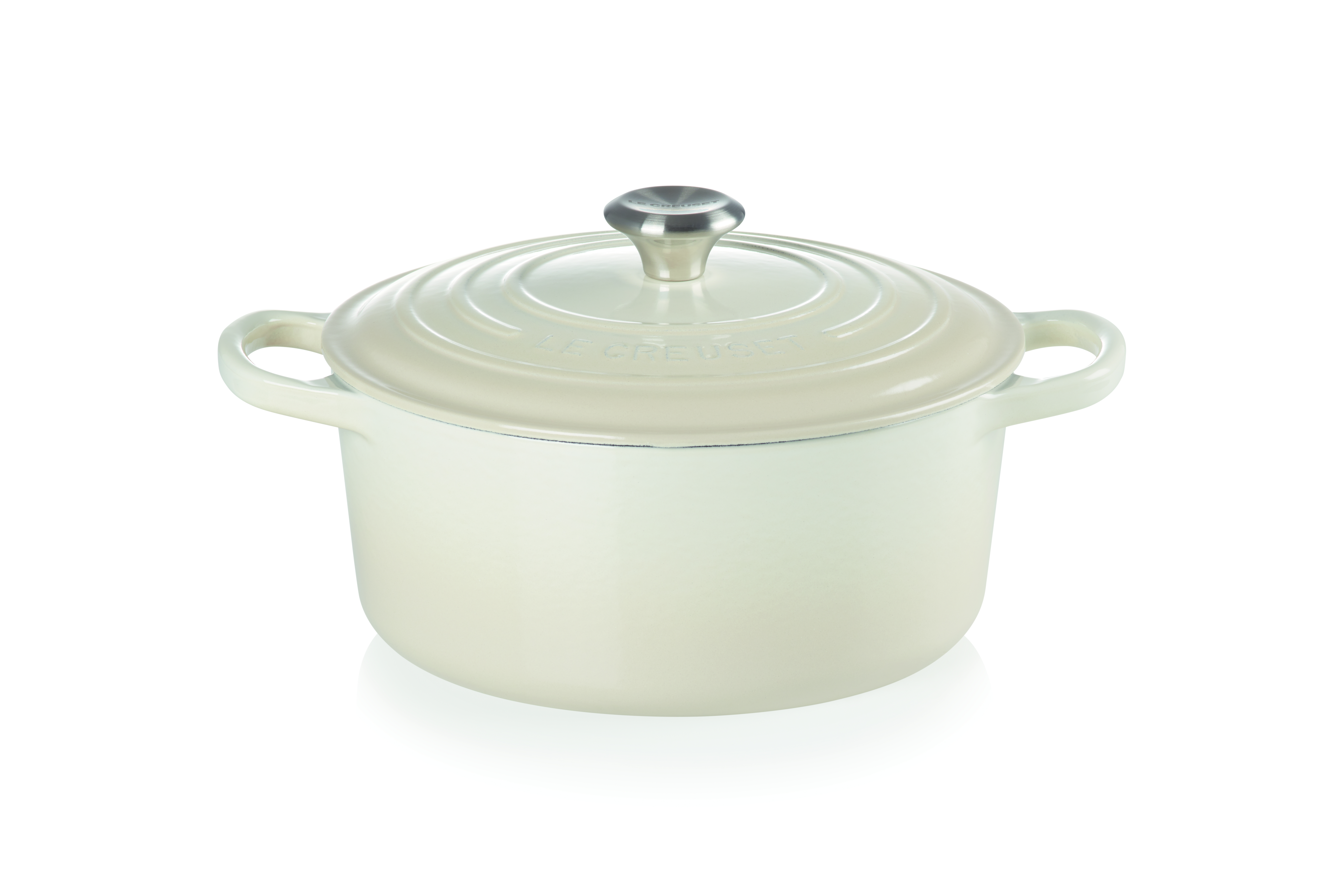 Le Creuset BRÄTER RUND SIG 22 CM MERINGUE  Le Creuset BRÄTER RUND SIG 22 CM MERINGUE