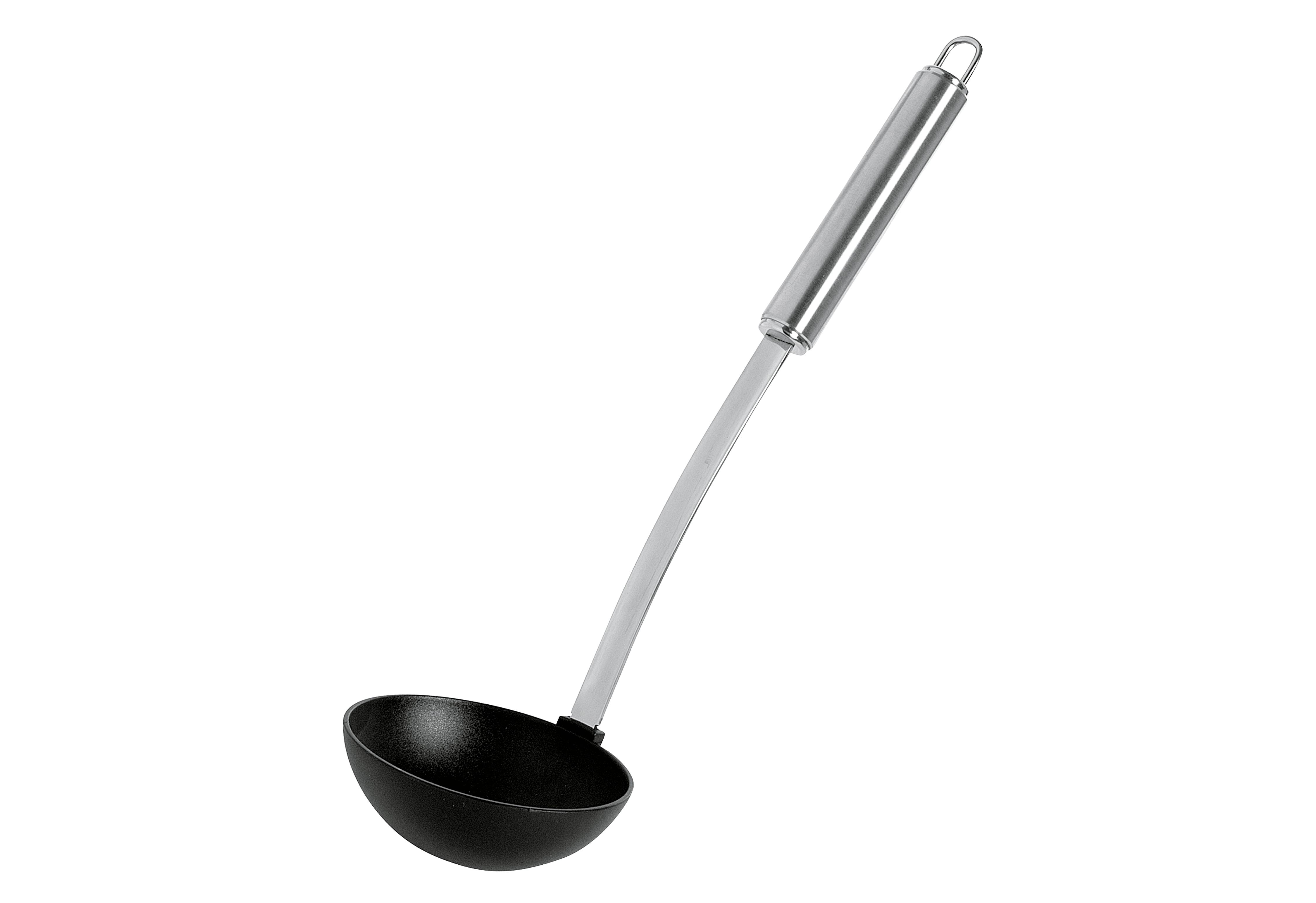 My Basics Suppenschöpfer Nylon mit Edelstahlgriff schwarz