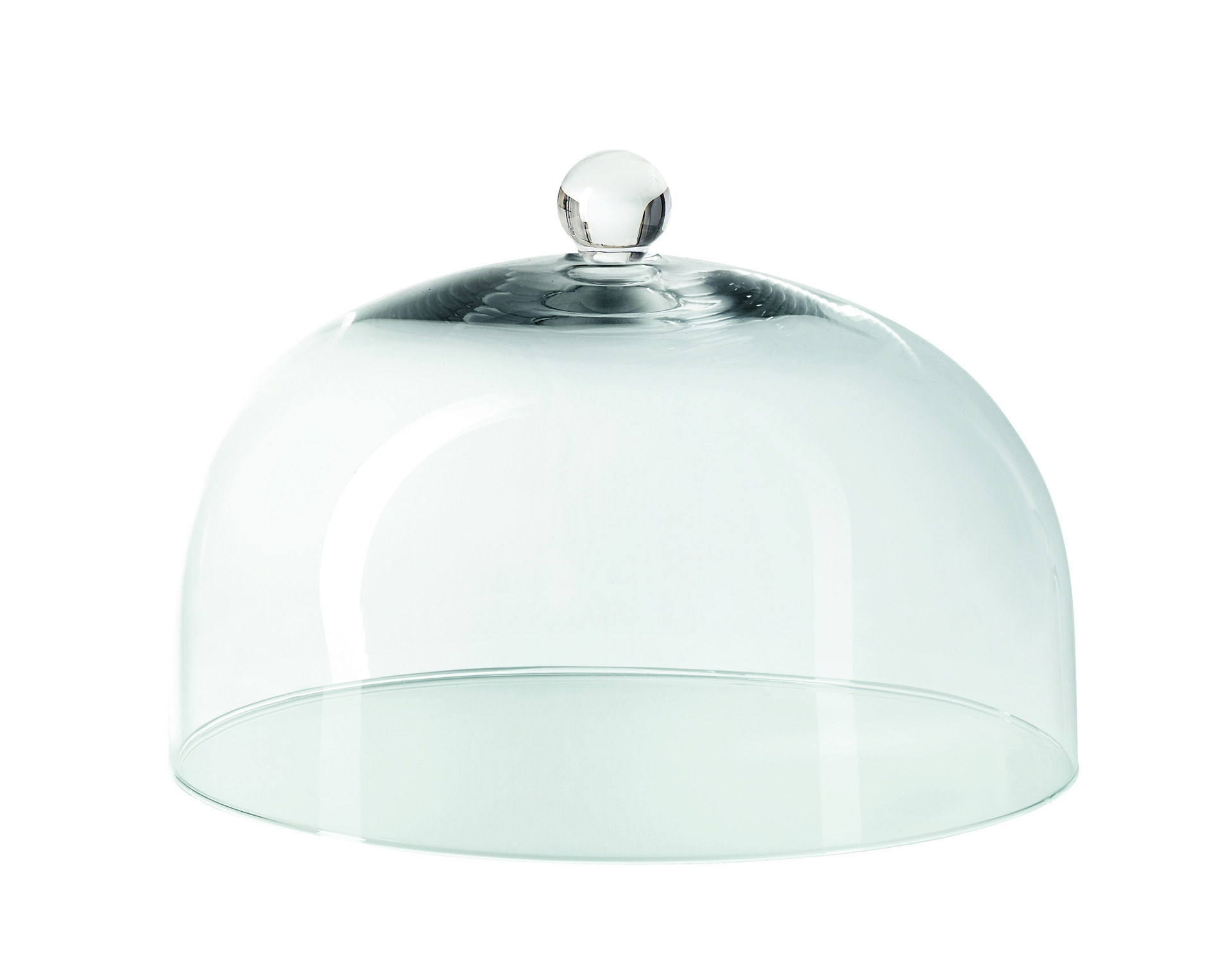 ASA Glasglocke, mit mattem Griff D. 20cm, H. 17 cm grande