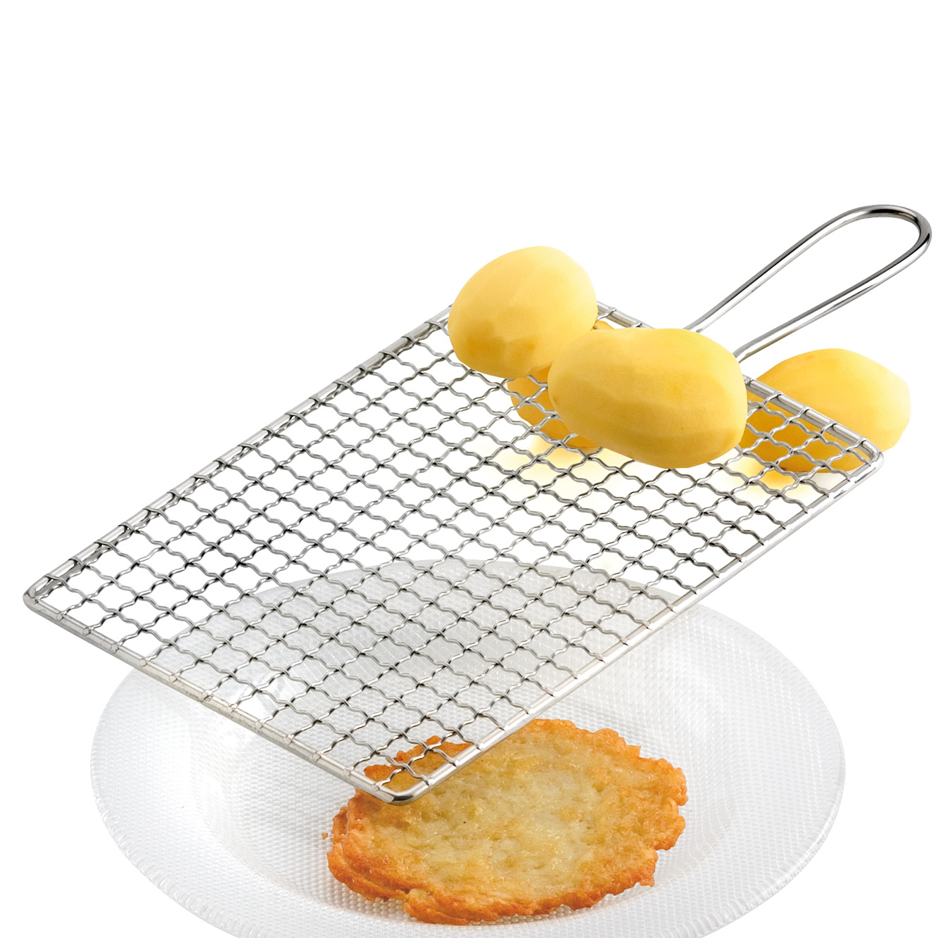 Weis Kartoffelreibe klassisch aus Edelstahl