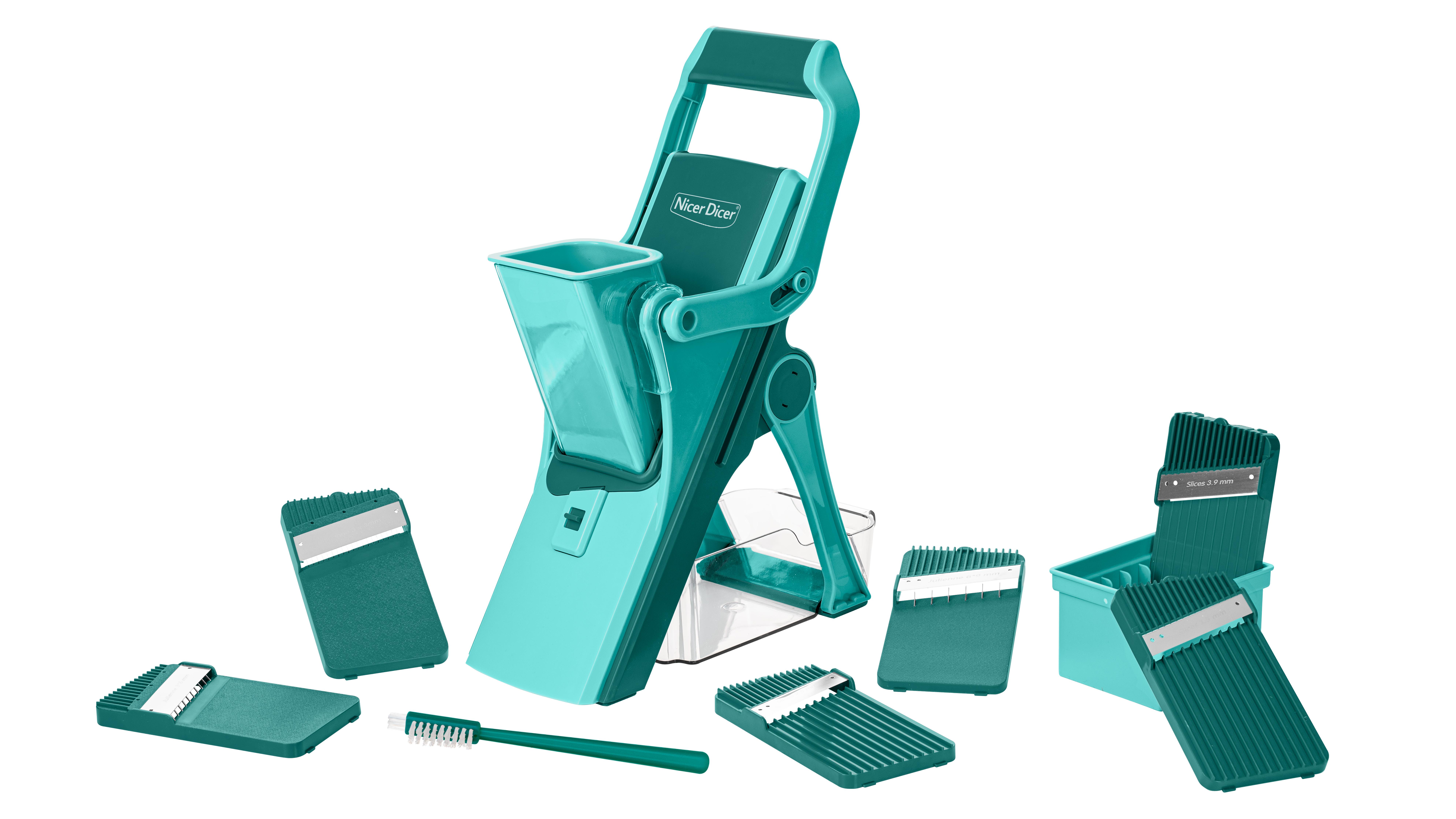 GENIUS Nicer Dicer Mando Set 12-teilig Dark Petrol