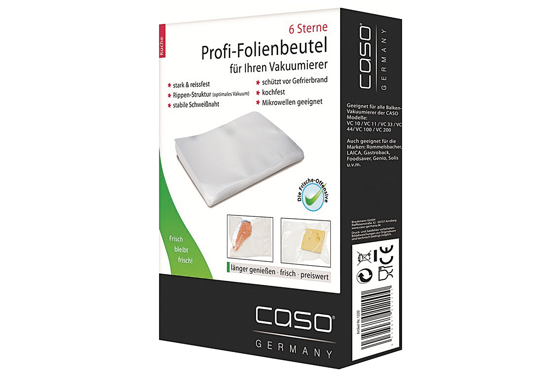 CASO Folienbeutel 20x30cm CASO Folienbeutel 20x30cm