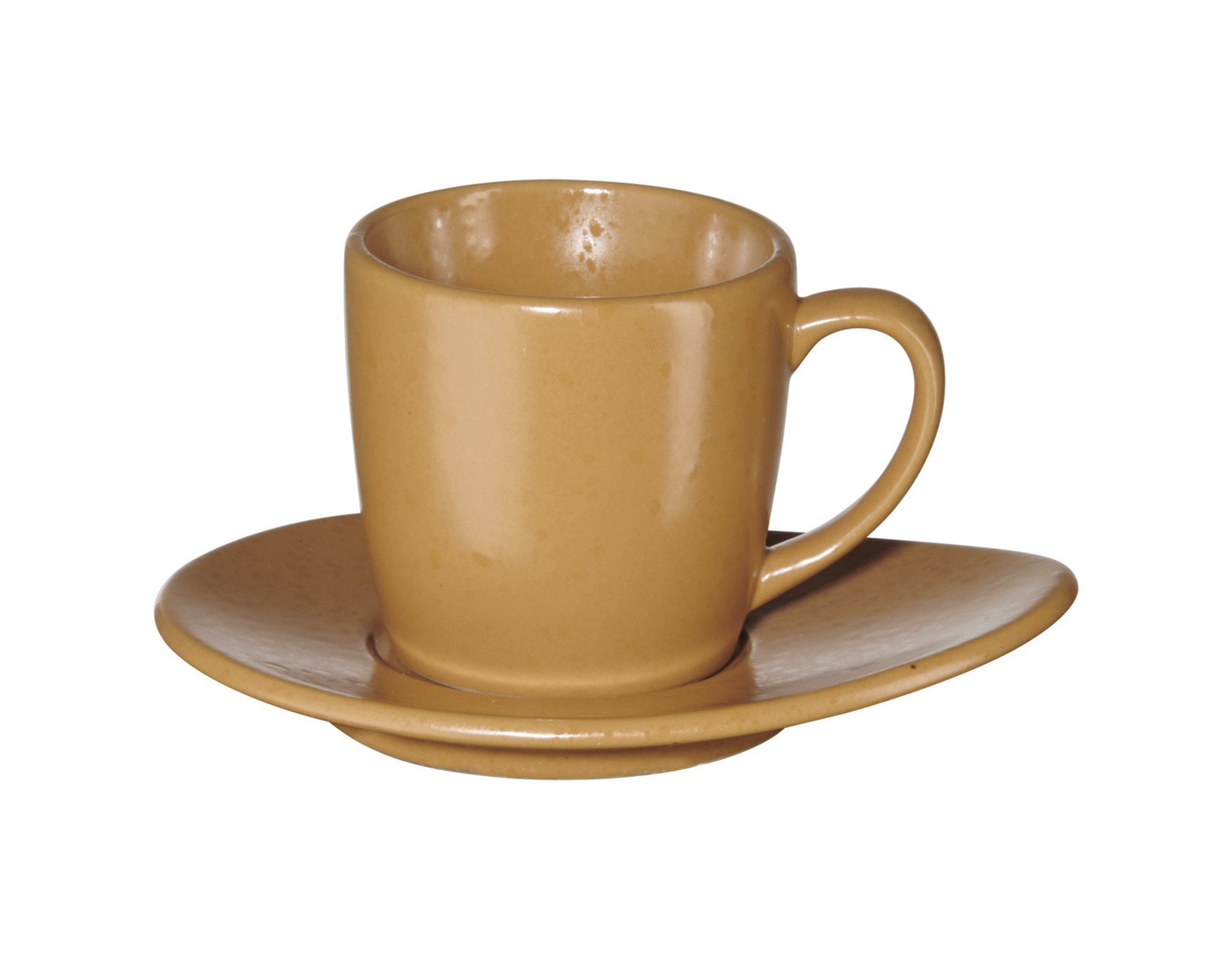 ASA cuba Espressotasse mit Unterteller, ocra Gelb