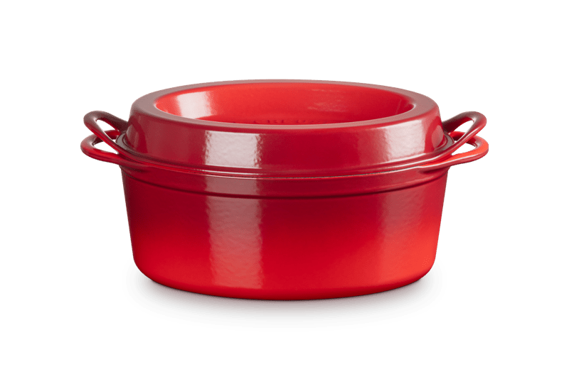 Le Creuset Bräter Doufeu 32 cm Kirschrot 7,2 L