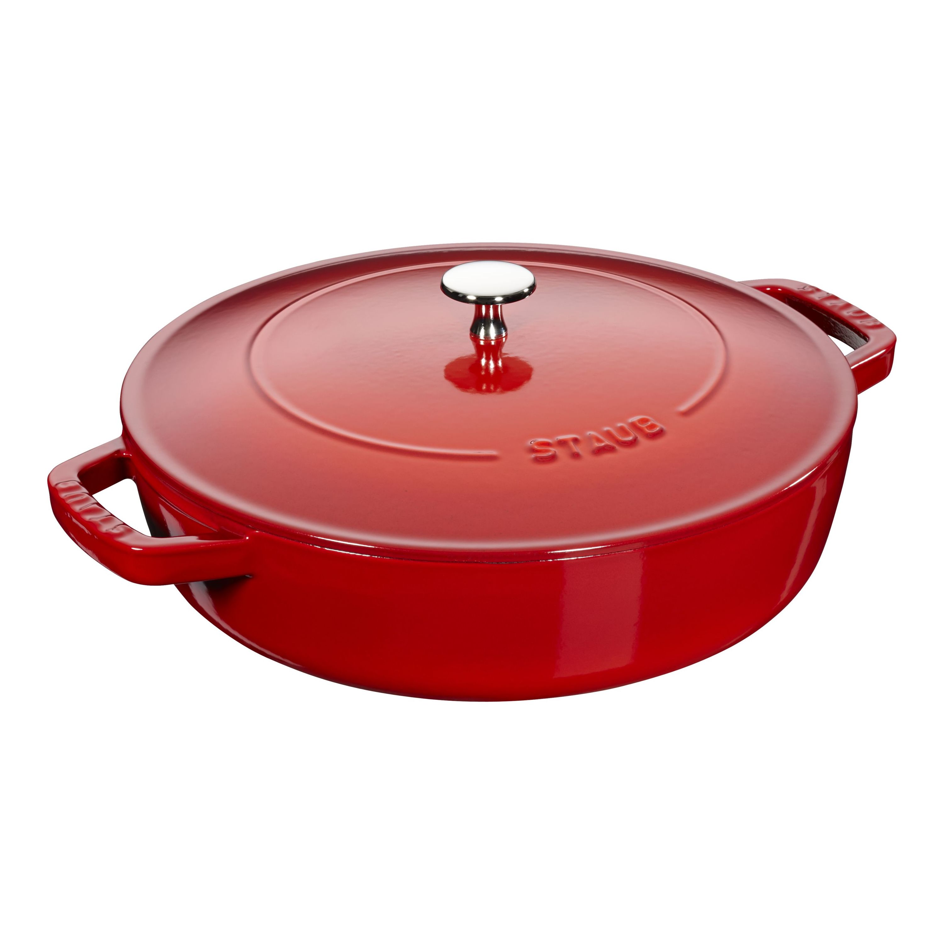 Staub Braisers Bräter mit Chistera Drop-Structure 28 cm, Gusseisen