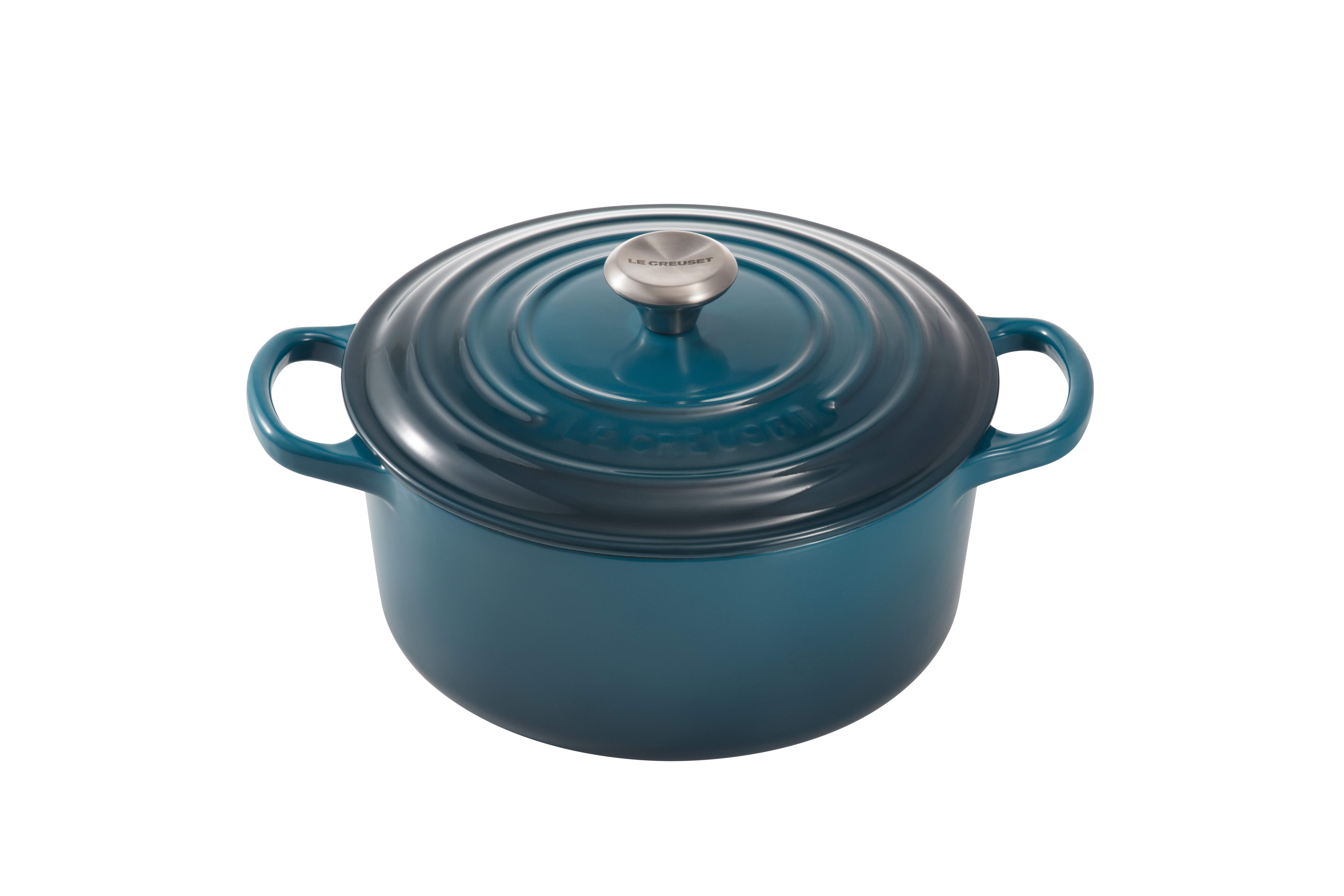 Le Creuset BRÄTER RUND SIG 20 CM DEEP TEAL Le Creuset BRÄTER RUND SIG 20 CM DEEP TEAL