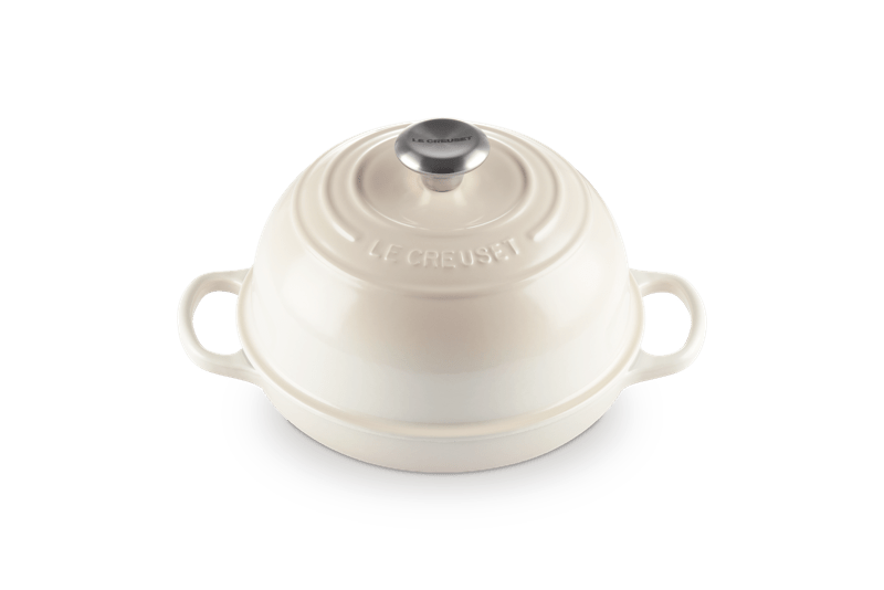 Le Creuset Brot Bräter Signature rund 24 cm Meringue