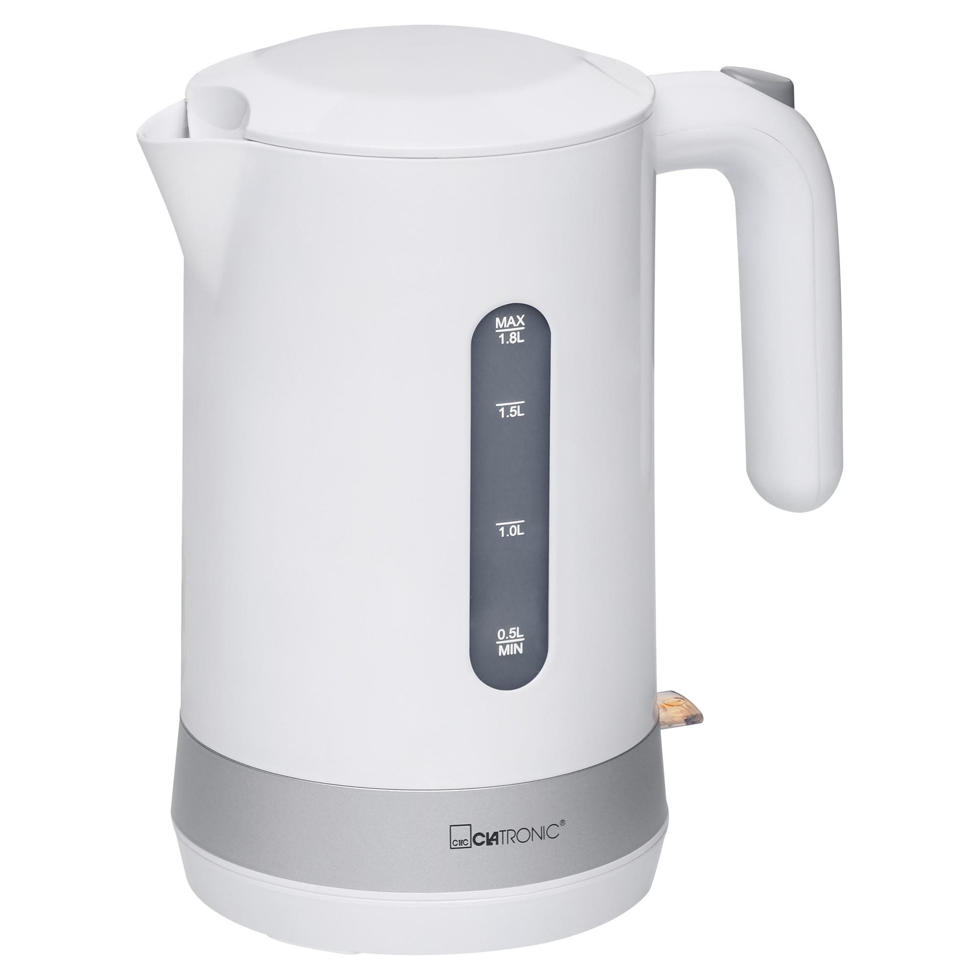 CLATRONIC Wasserkocher WK 3840 Ø 15 cm 1.8 l weiß