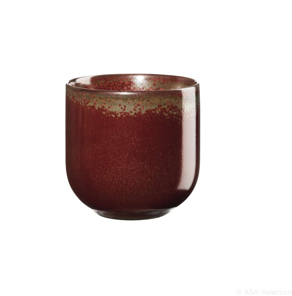 ASA coppa 2er Set Teebecher, rusty red Rot