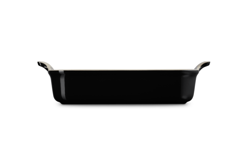 Le Creuset AUFLAUFFORM TRADITION 32 CM SCHWARZ GLÄNZEND