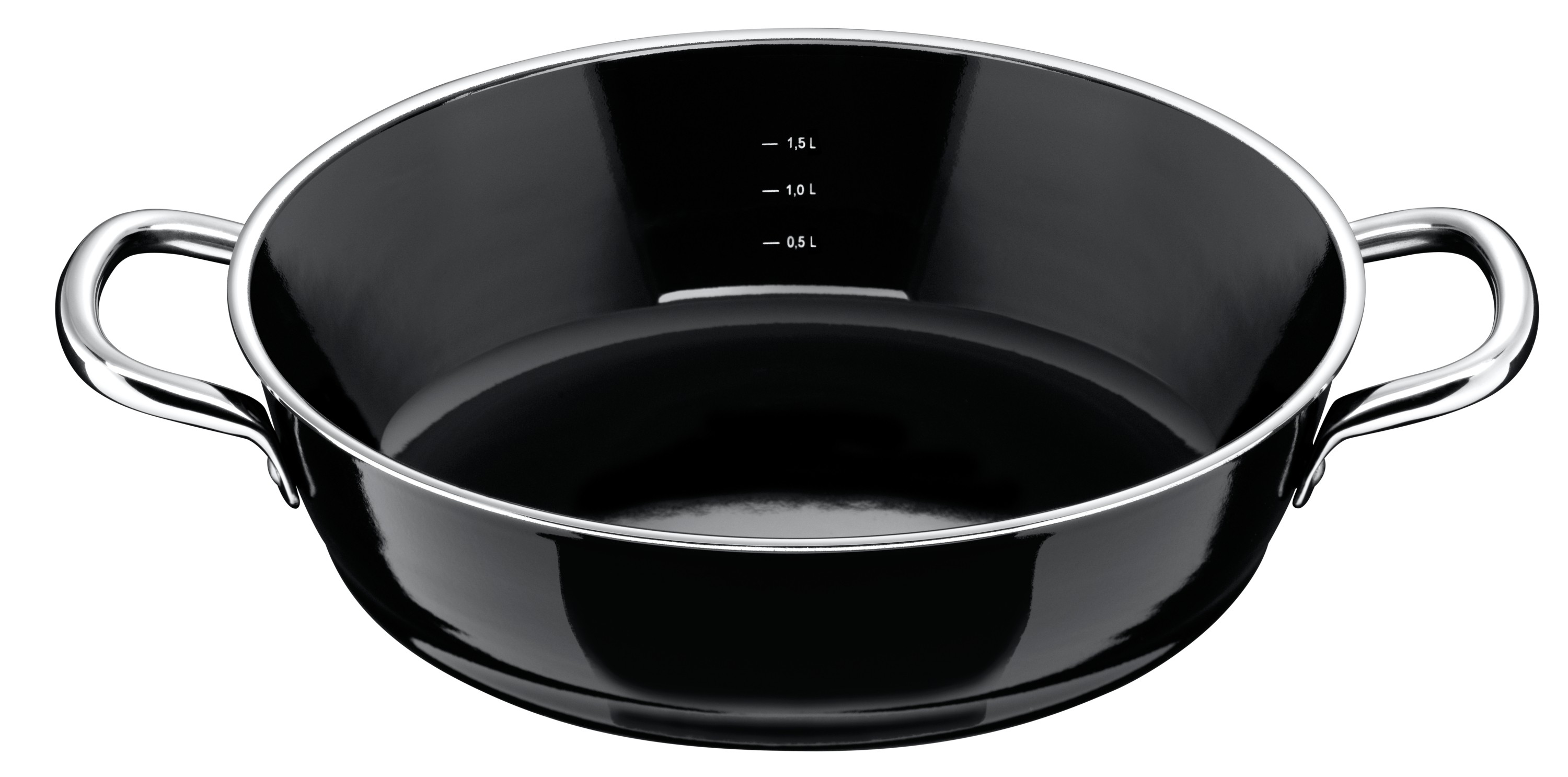Silit Silargan® Professional Schmorpfanne, 24 cm, Black 2.7 l schwarz