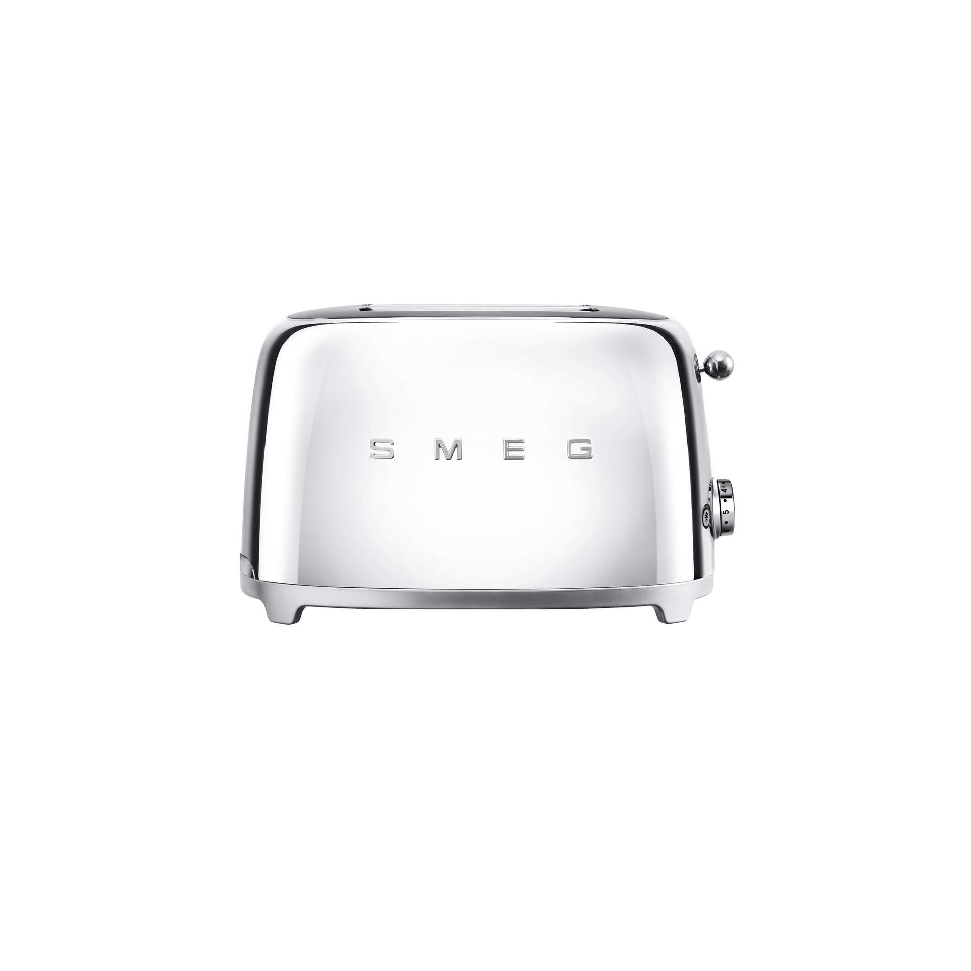 Smeg Retro 2-Scheiben-Toaster Chrom