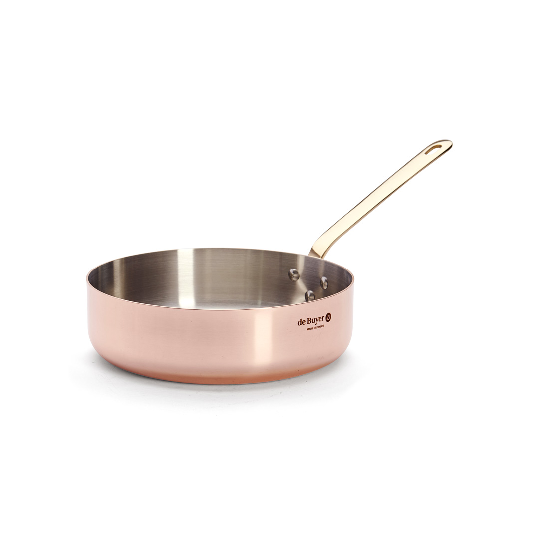 De Buyer SAUTEUSE / SCHMORPFANNE MESSINGGRIFF Ø24 INOCUIVRE