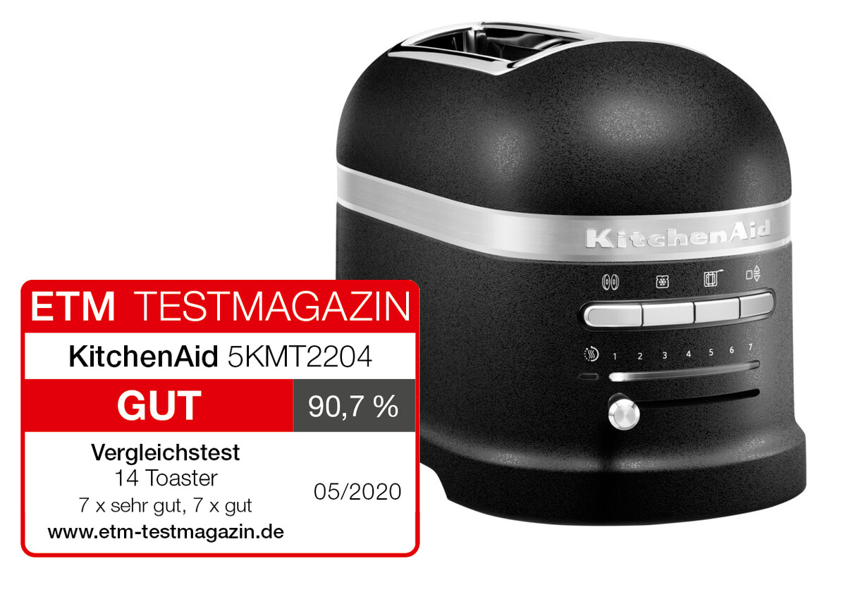KitchenAid Toaster 2-Scheiben ARTISAN Gusseisen Schwarz 5KMT2204EBK